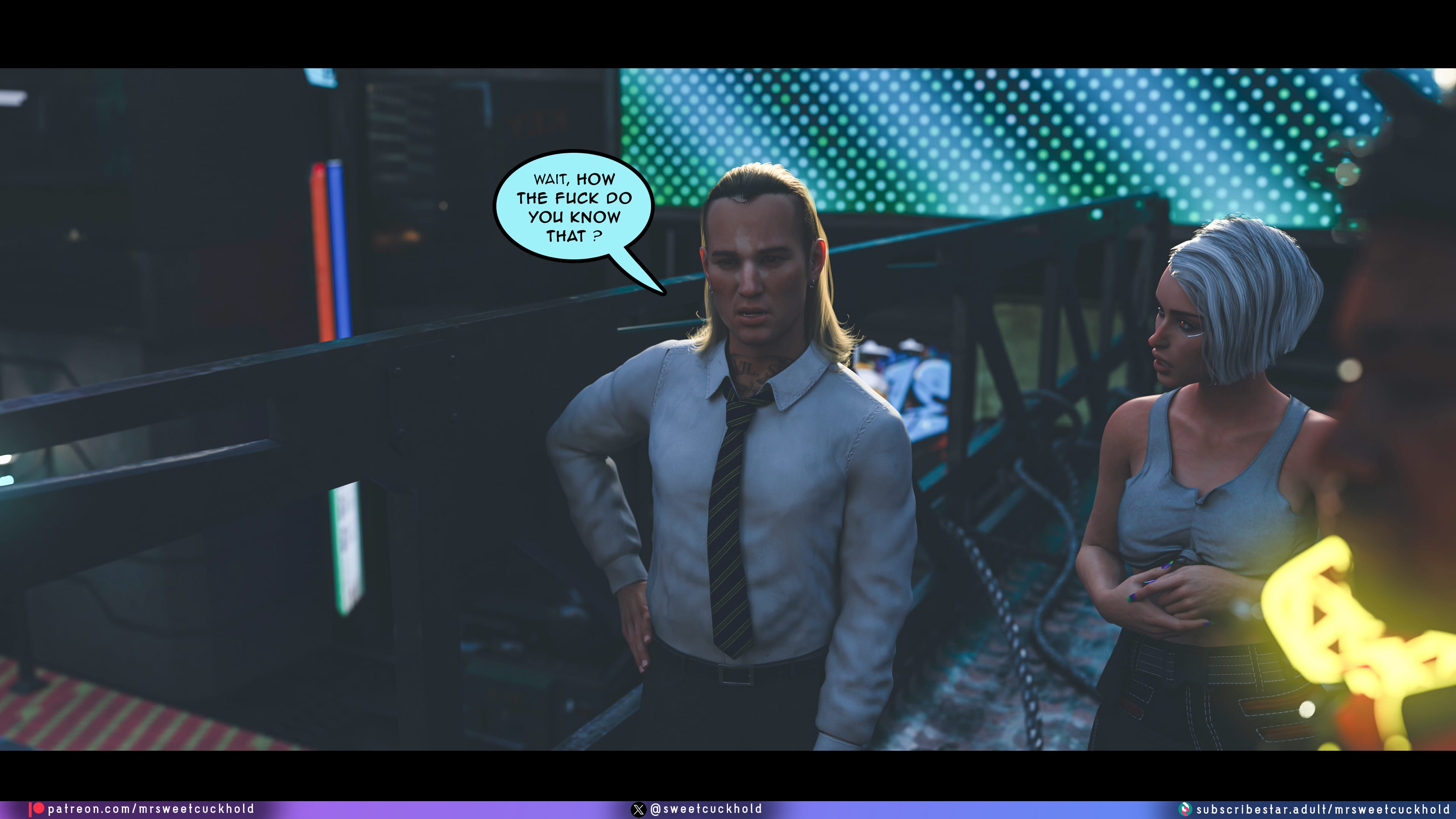 Street Corruption (Cyberpunk 2077) [Mr.SweetCuckhold] 2 . Street Corruption - Chapter 2 (Cyberpunk 2077) [Mr.SweetCuckhold] – page 38