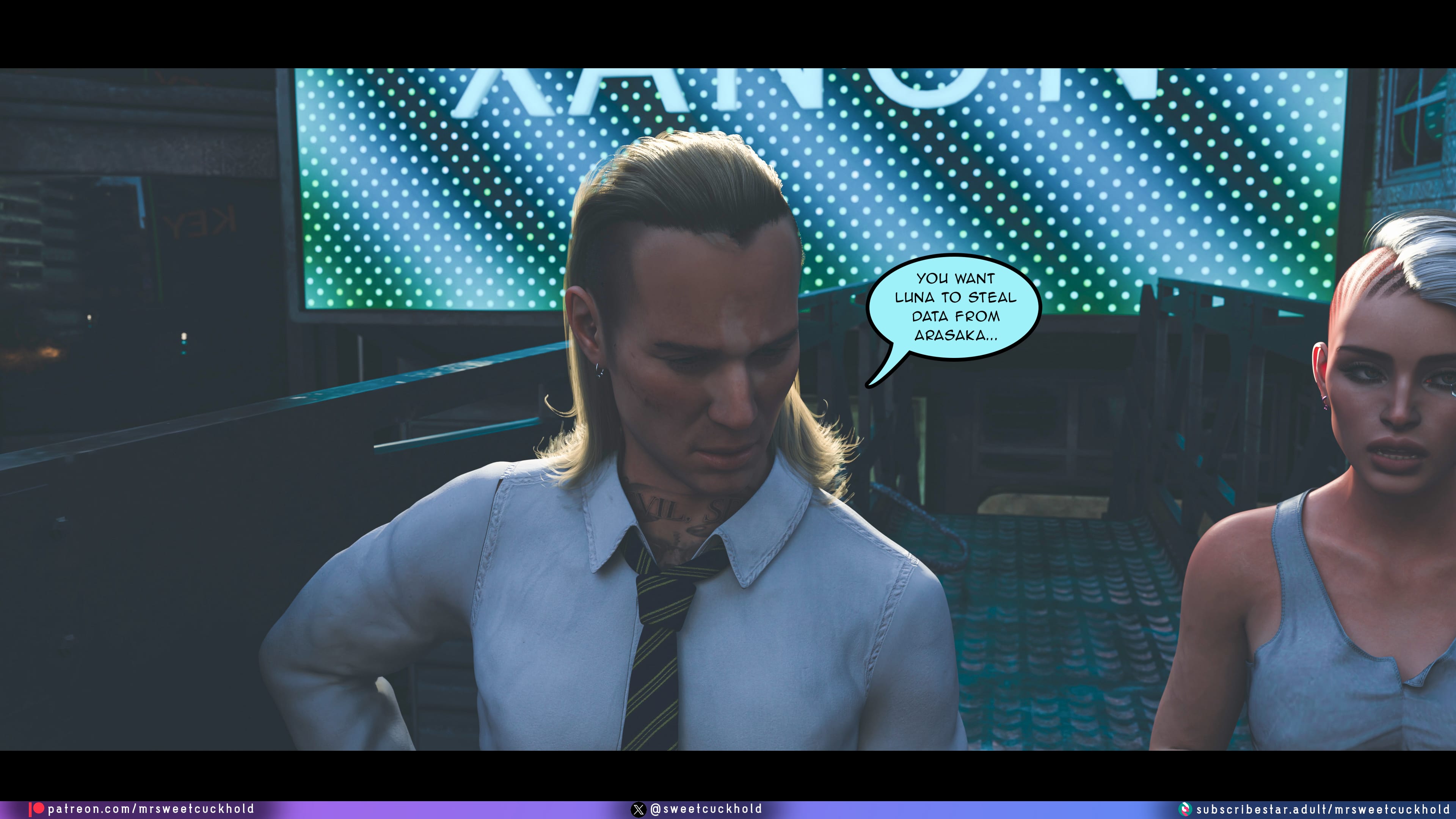 Street Corruption (Cyberpunk 2077) [Mr.SweetCuckhold] 2 . Street Corruption - Chapter 2 (Cyberpunk 2077) [Mr.SweetCuckhold] – page 41