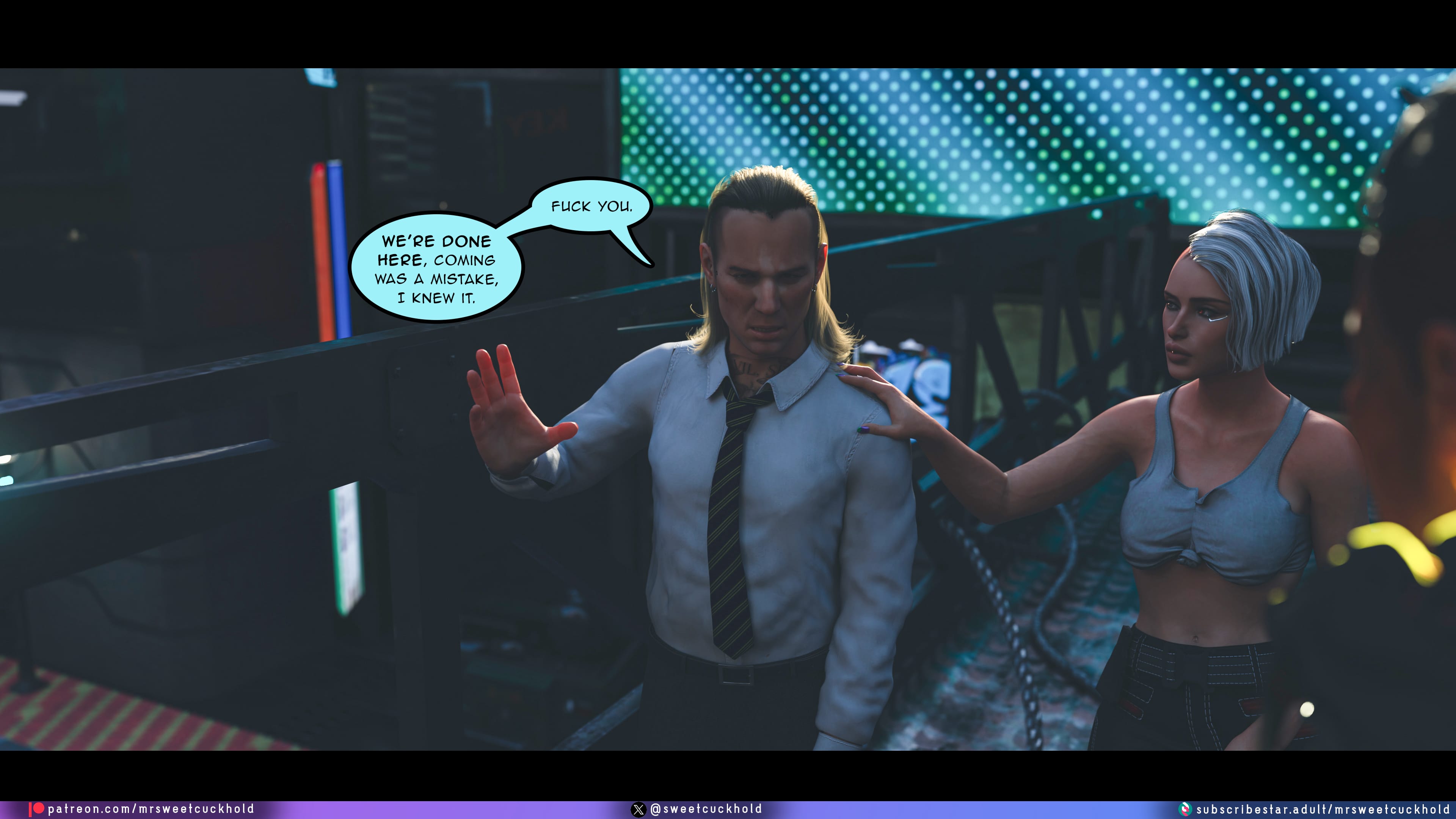 Street Corruption (Cyberpunk 2077) [Mr.SweetCuckhold] 2 . Street Corruption - Chapter 2 (Cyberpunk 2077) [Mr.SweetCuckhold] – page 45