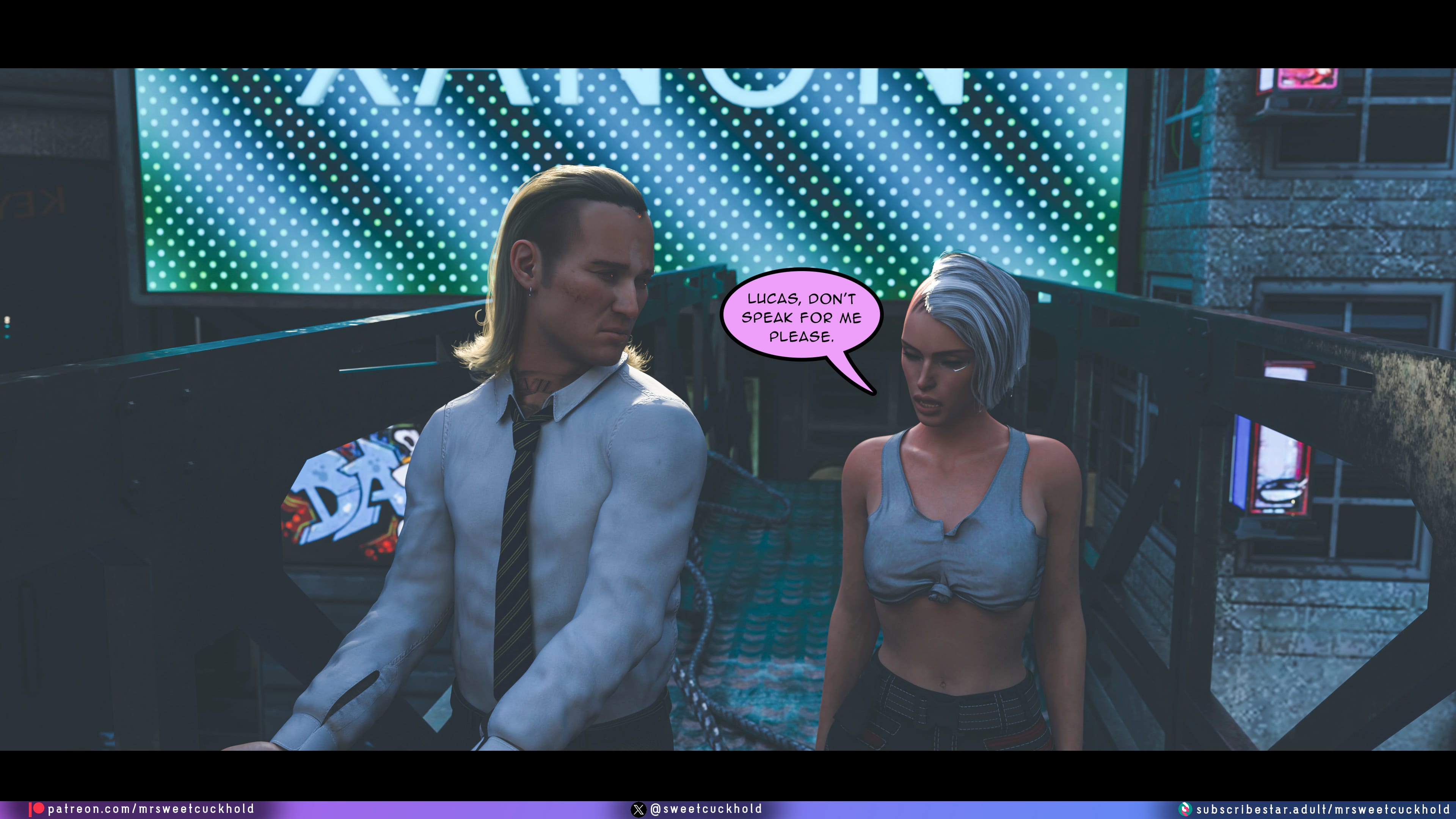 Street Corruption (Cyberpunk 2077) [Mr.SweetCuckhold] 2 . Street Corruption - Chapter 2 (Cyberpunk 2077) [Mr.SweetCuckhold] – page 49