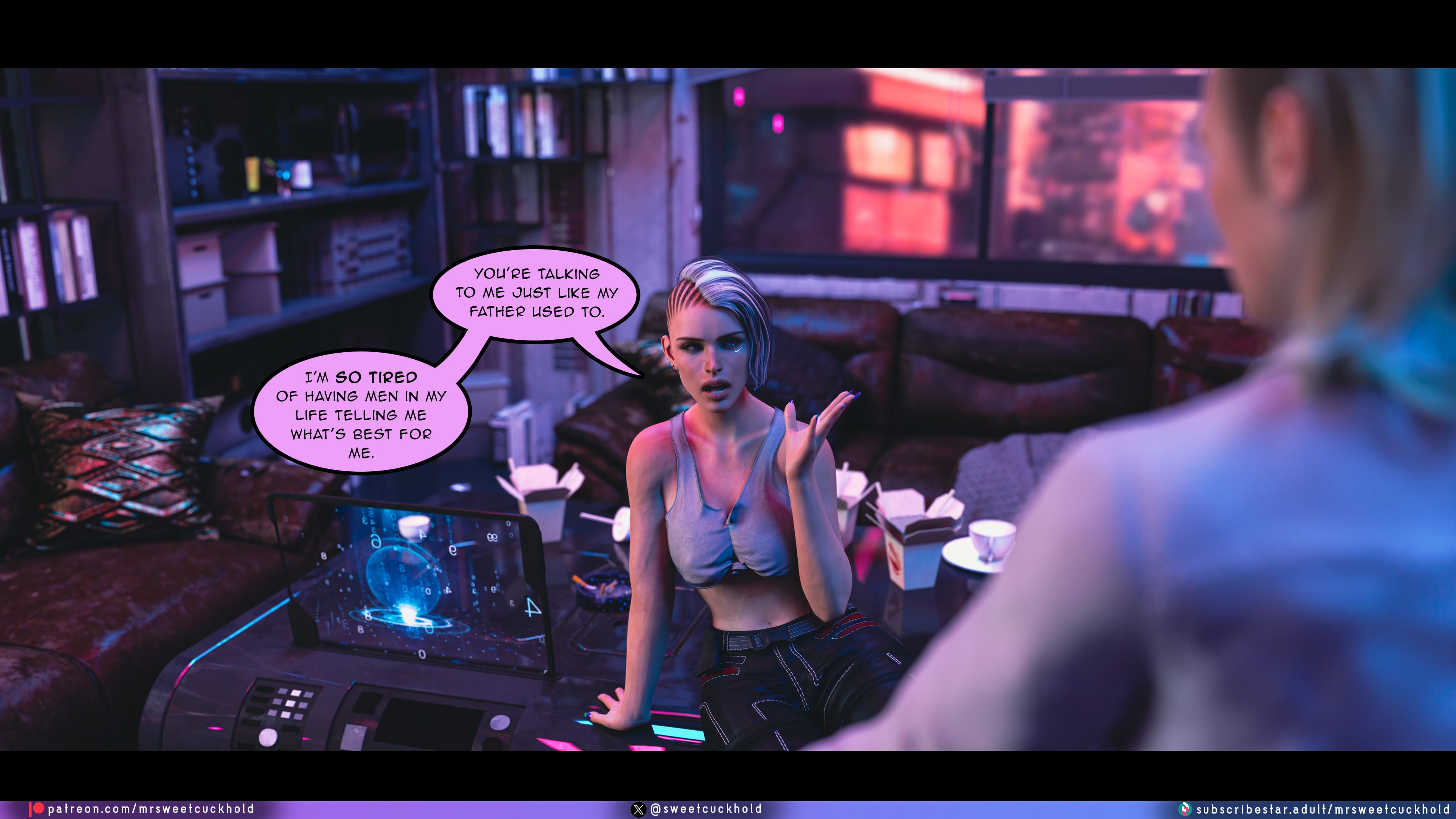 Street Corruption (Cyberpunk 2077) [Mr.SweetCuckhold] 2 . Street Corruption - Chapter 2 (Cyberpunk 2077) [Mr.SweetCuckhold] – page 66