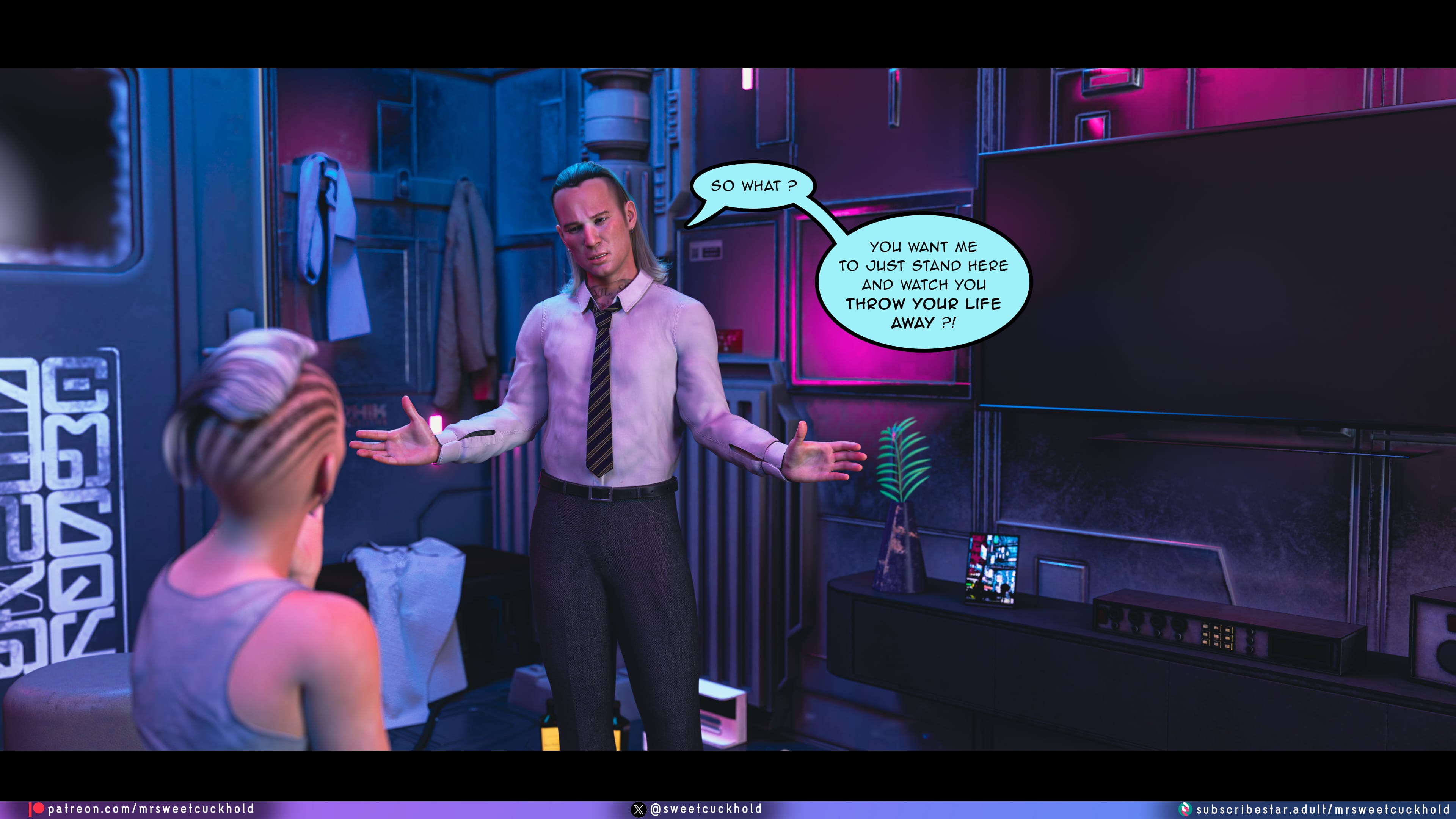 Street Corruption (Cyberpunk 2077) [Mr.SweetCuckhold] 2 . Street Corruption - Chapter 2 (Cyberpunk 2077) [Mr.SweetCuckhold] – page 68