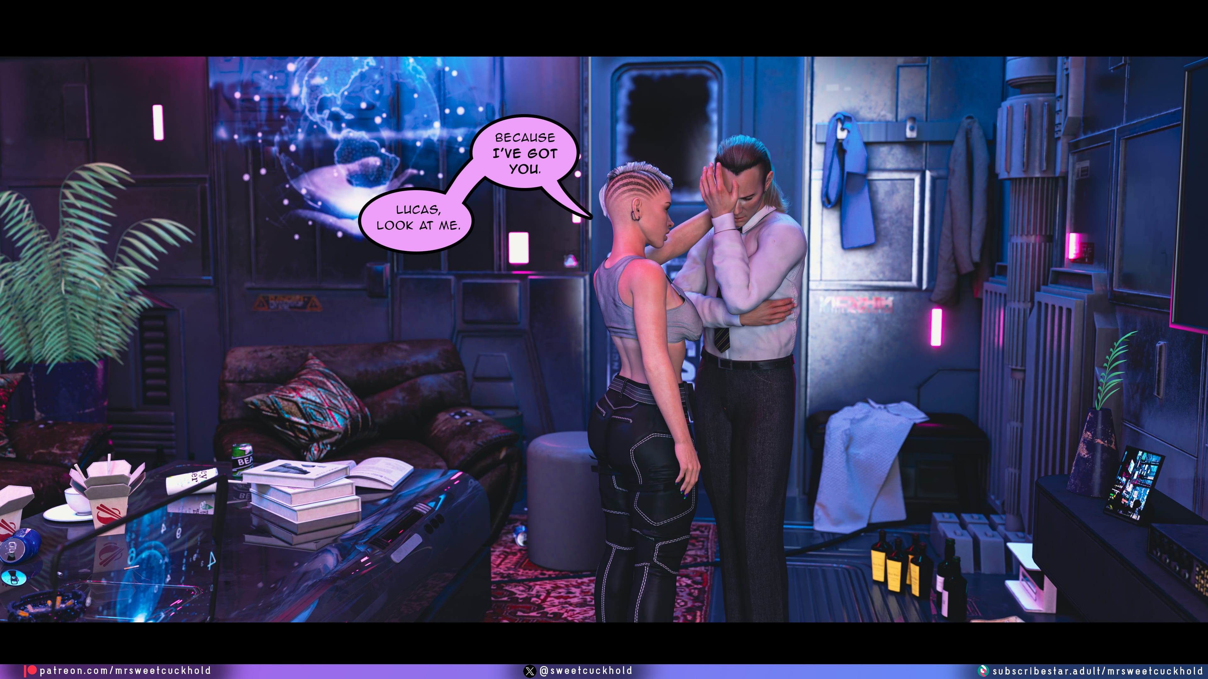 Street Corruption (Cyberpunk 2077) [Mr.SweetCuckhold] 2 . Street Corruption - Chapter 2 (Cyberpunk 2077) [Mr.SweetCuckhold] – page 71