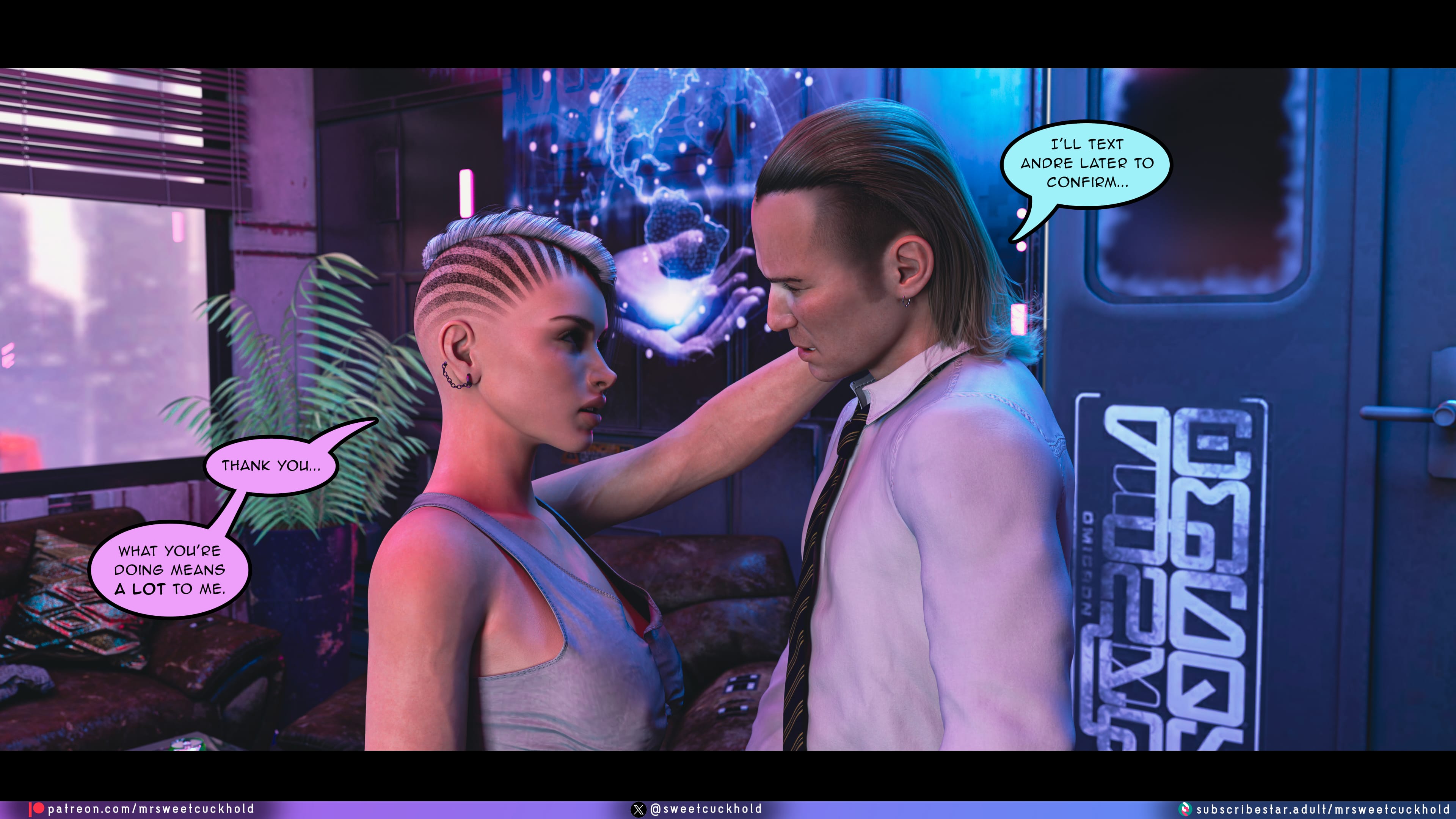 Street Corruption (Cyberpunk 2077) [Mr.SweetCuckhold] 2 . Street Corruption - Chapter 2 (Cyberpunk 2077) [Mr.SweetCuckhold] – page 74