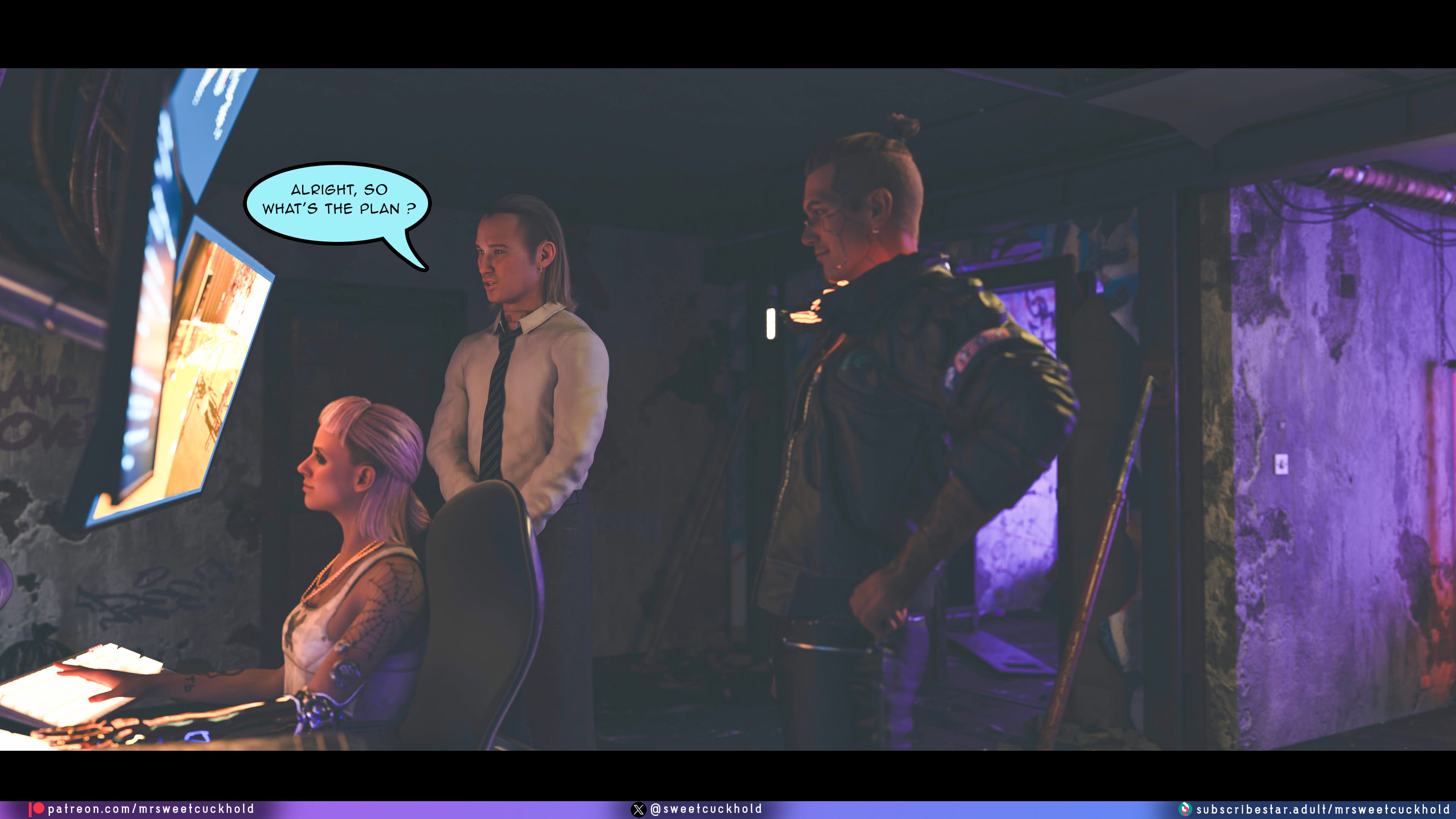 Street Corruption (Cyberpunk 2077) [Mr.SweetCuckhold] 2 . Street Corruption - Chapter 2 (Cyberpunk 2077) [Mr.SweetCuckhold] – page 77