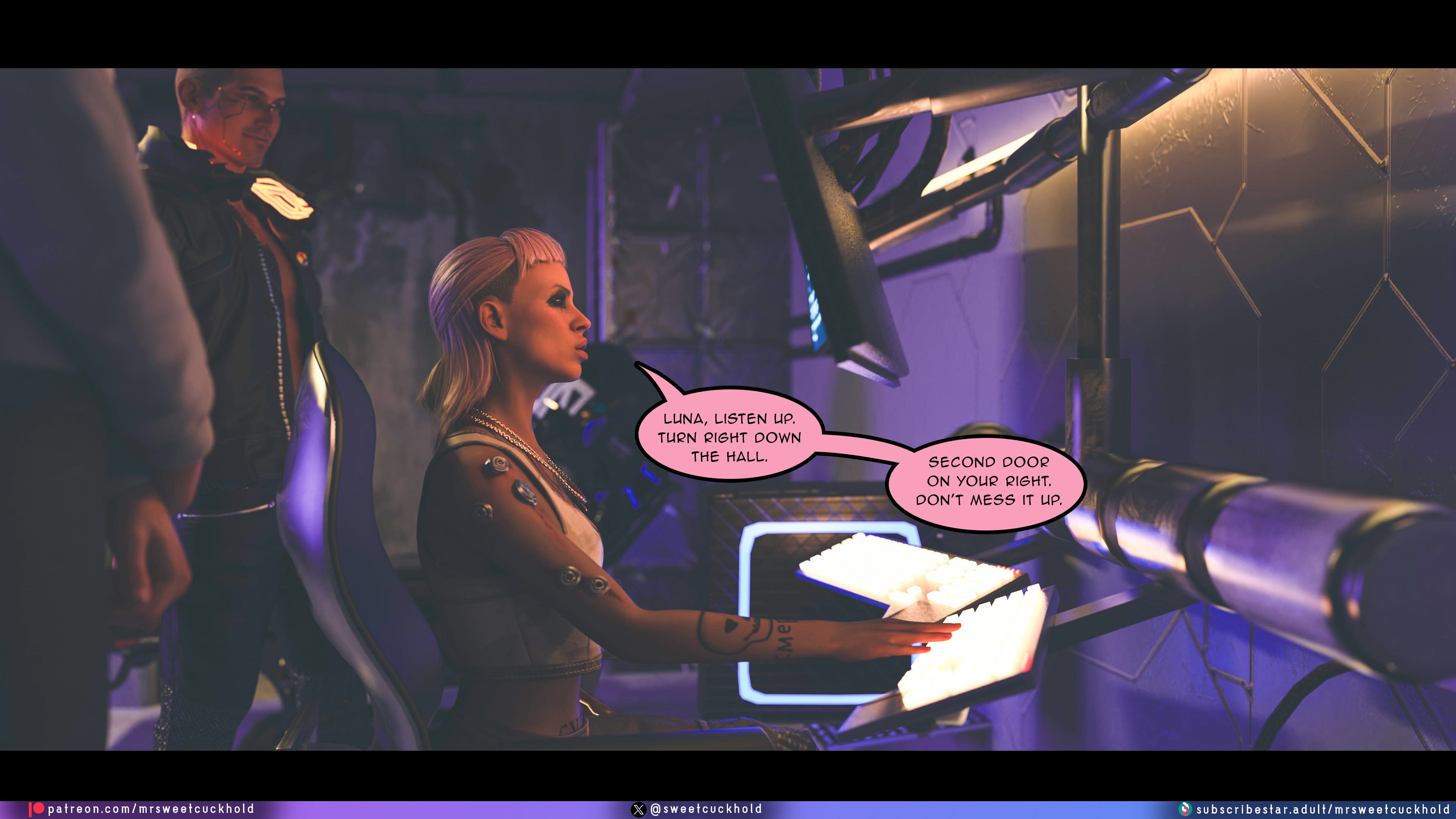 Street Corruption (Cyberpunk 2077) [Mr.SweetCuckhold] 2 . Street Corruption - Chapter 2 (Cyberpunk 2077) [Mr.SweetCuckhold] – page 86