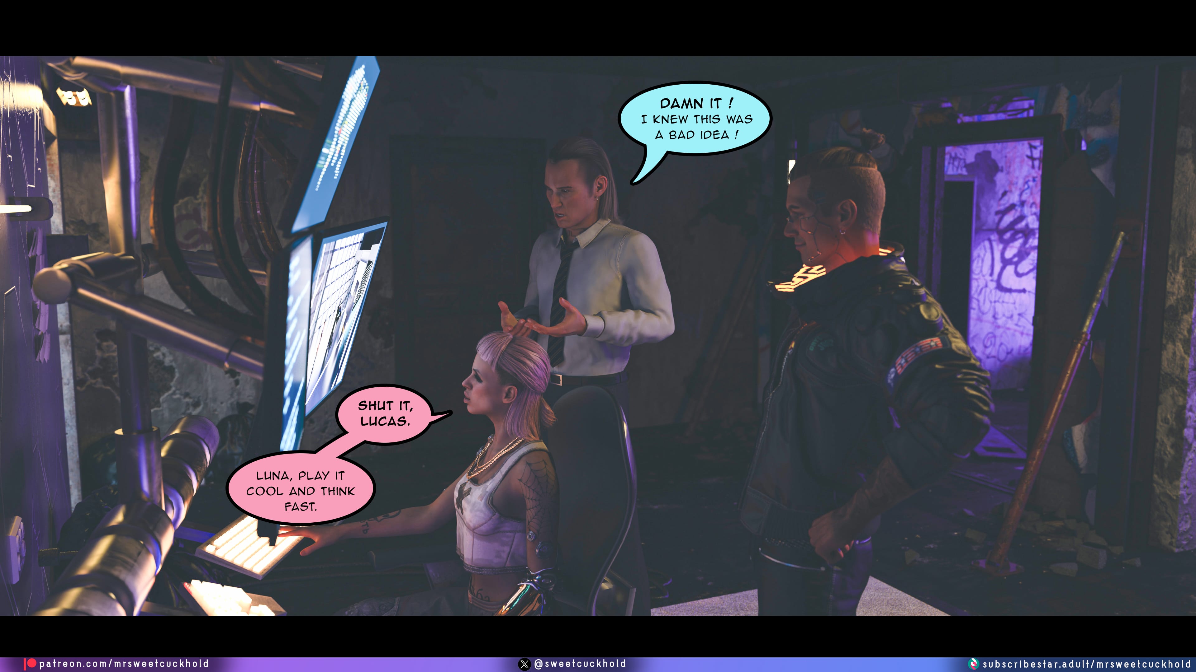 Street Corruption (Cyberpunk 2077) [Mr.SweetCuckhold] 2 . Street Corruption - Chapter 2 (Cyberpunk 2077) [Mr.SweetCuckhold] – page 94
