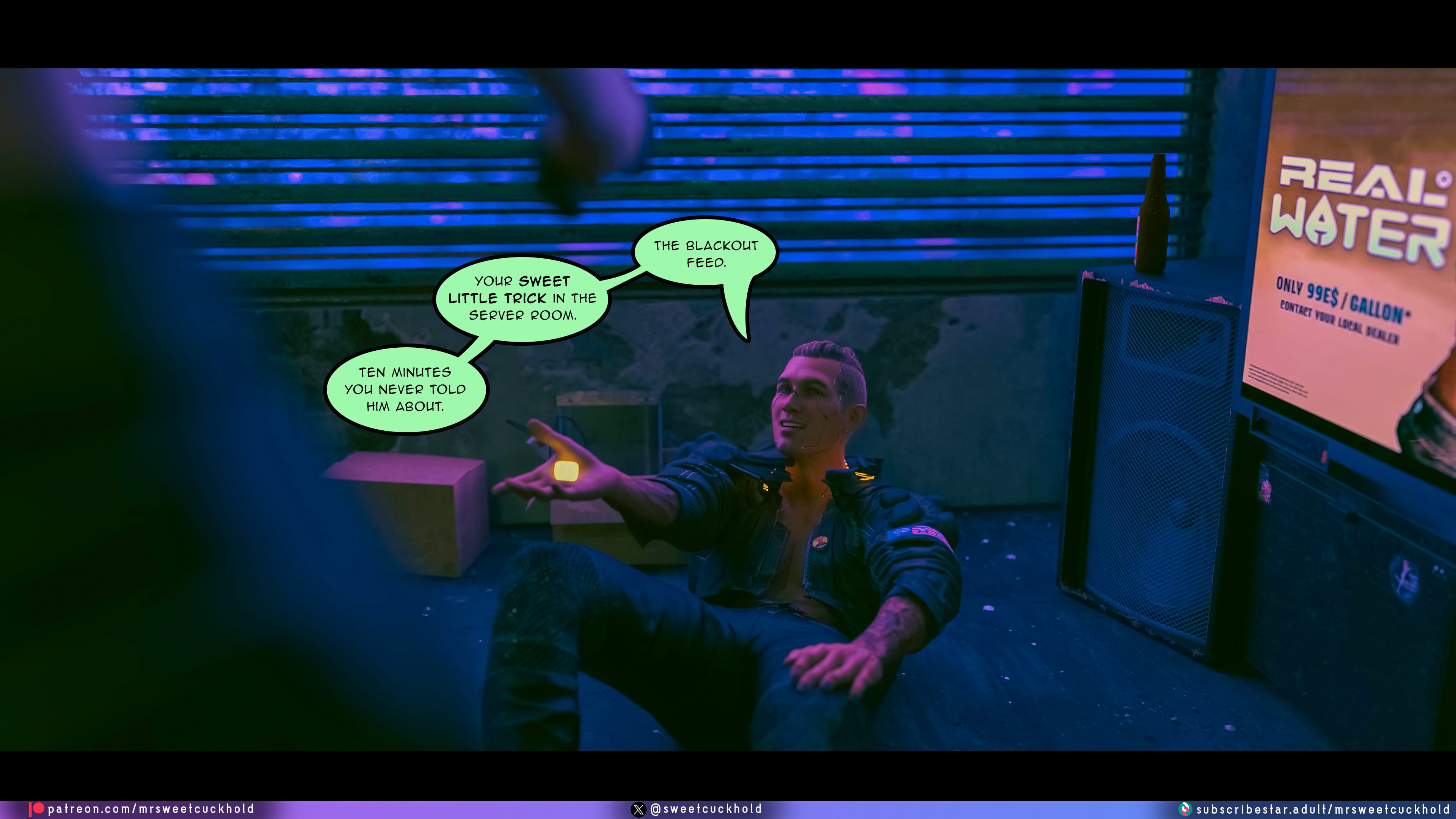 Street Corruption (Cyberpunk 2077) [Mr.SweetCuckhold] 4 . Street Corruption - Chapter 4 (Cyberpunk 2077) [Mr.SweetCuckhold] – page 10