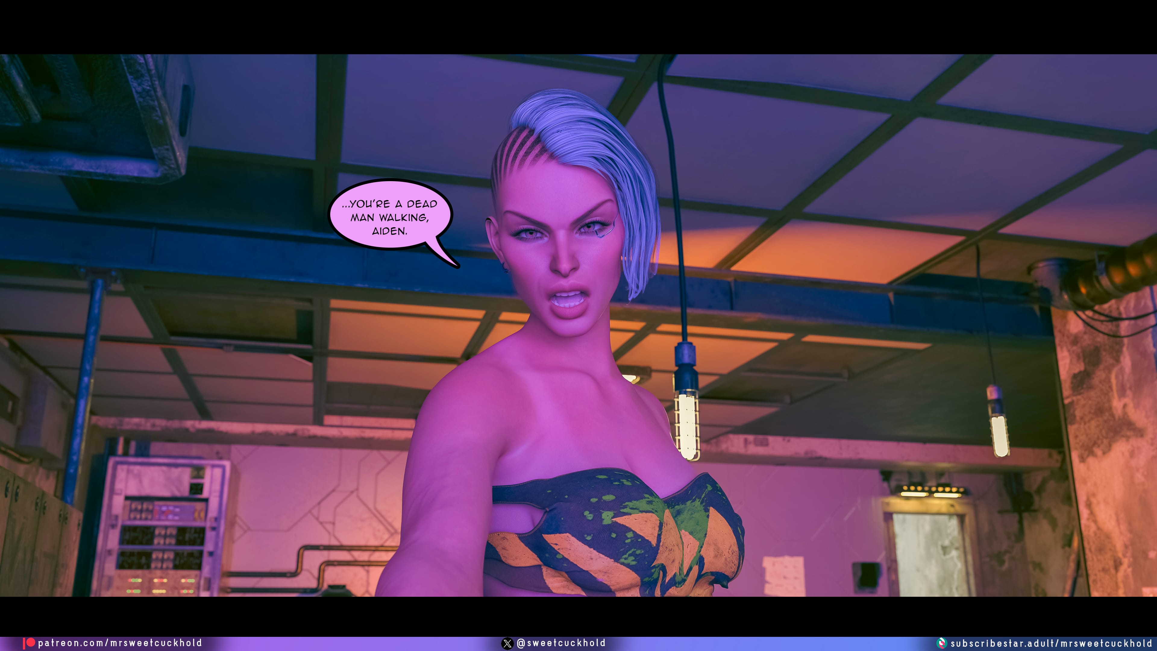 Street Corruption (Cyberpunk 2077) [Mr.SweetCuckhold] 4 . Street Corruption - Chapter 4 (Cyberpunk 2077) [Mr.SweetCuckhold] – page 14