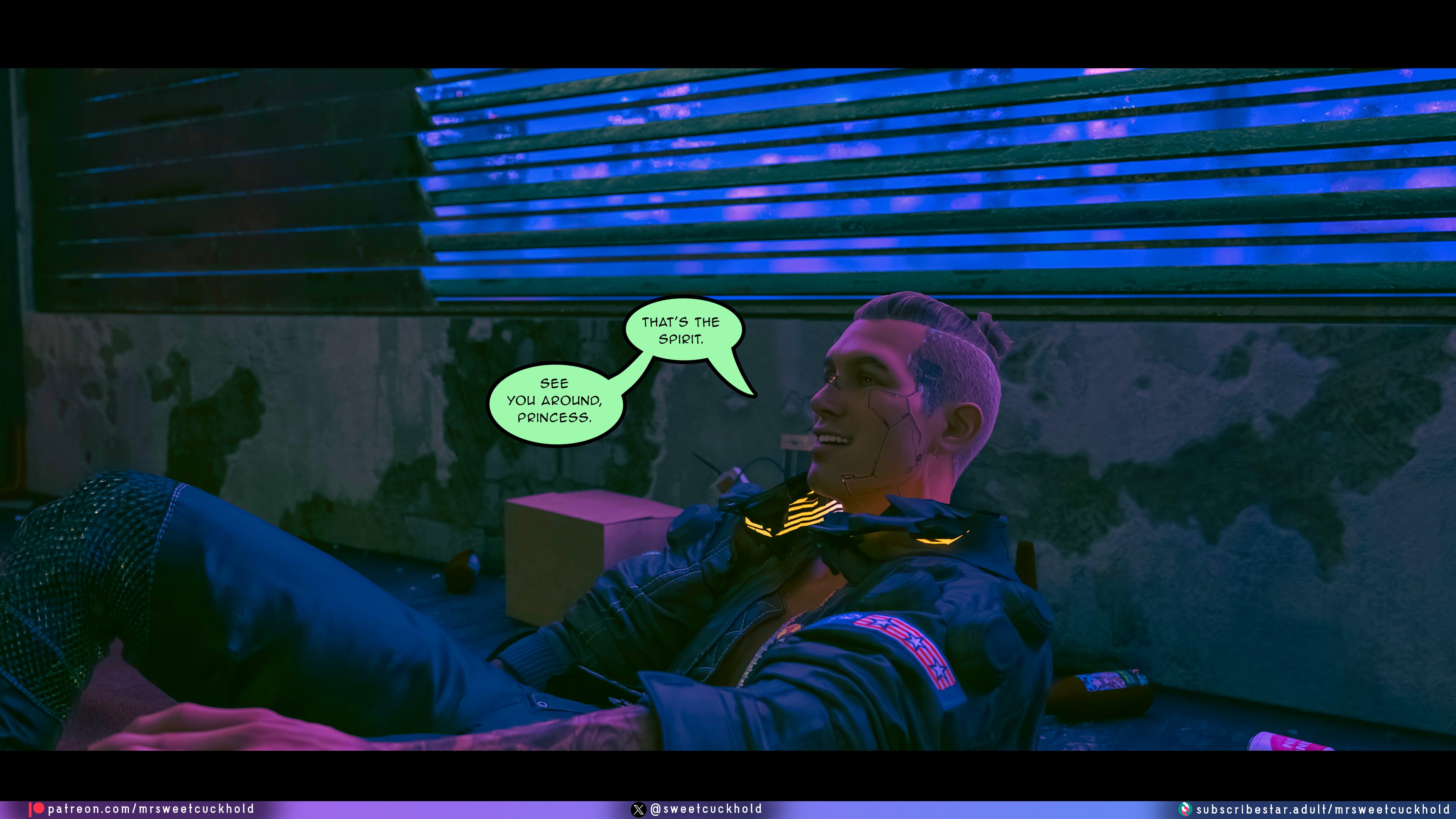 Street Corruption (Cyberpunk 2077) [Mr.SweetCuckhold] 4 . Street Corruption - Chapter 4 (Cyberpunk 2077) [Mr.SweetCuckhold] – page 16