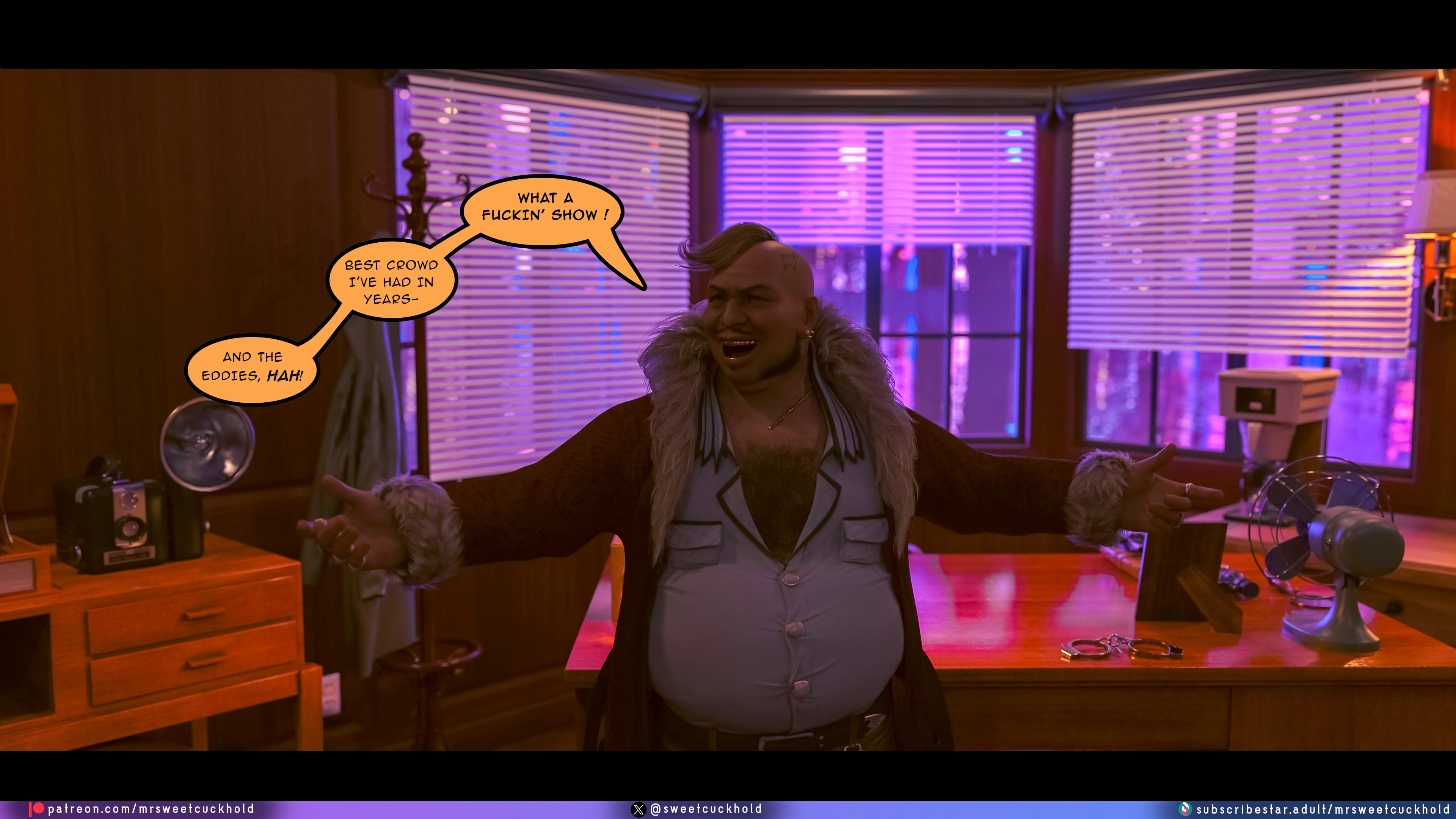 Street Corruption (Cyberpunk 2077) [Mr.SweetCuckhold] 4 . Street Corruption - Chapter 4 (Cyberpunk 2077) [Mr.SweetCuckhold] – page 160