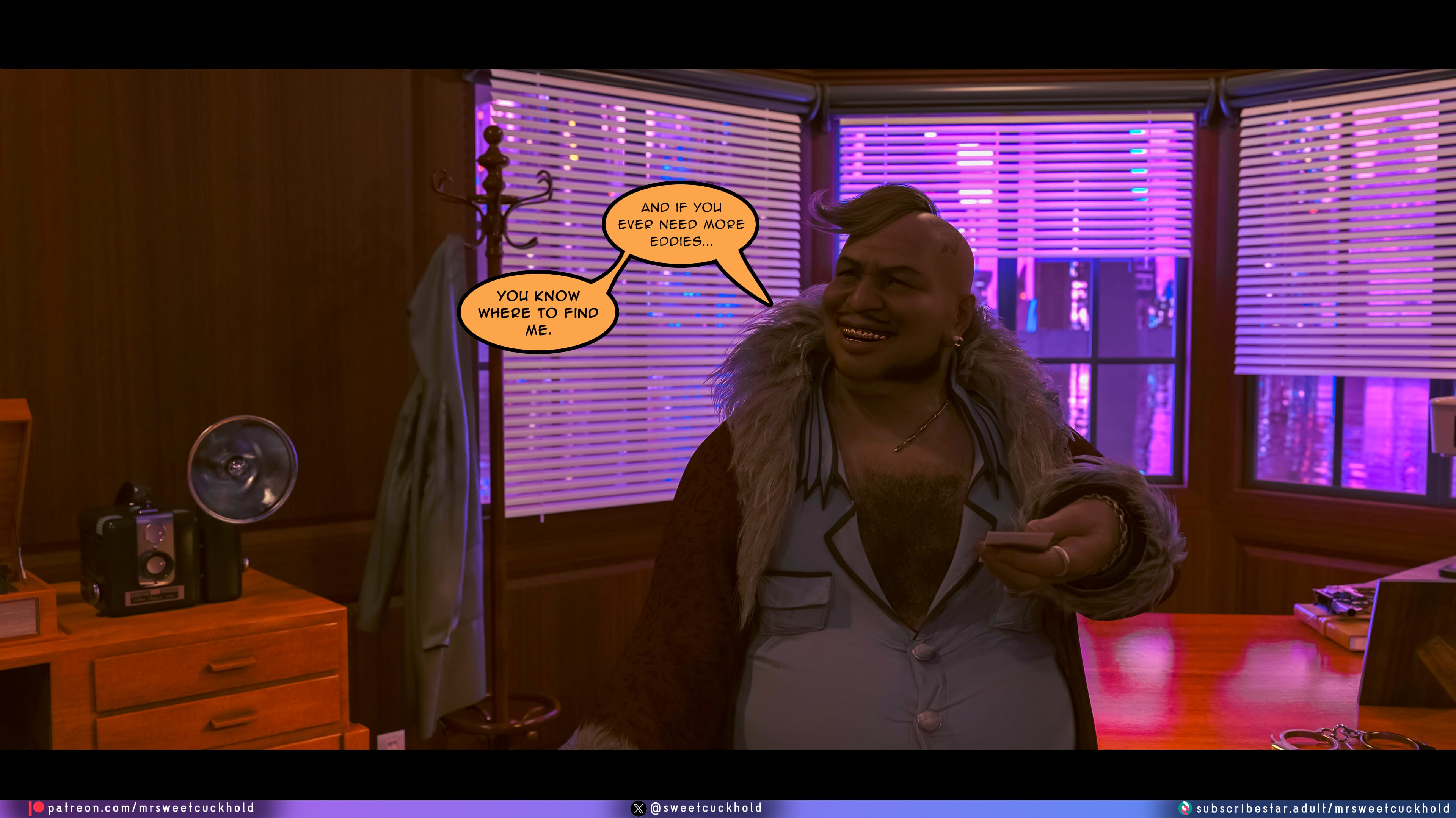 Street Corruption (Cyberpunk 2077) [Mr.SweetCuckhold] 4 . Street Corruption - Chapter 4 (Cyberpunk 2077) [Mr.SweetCuckhold] – page 165