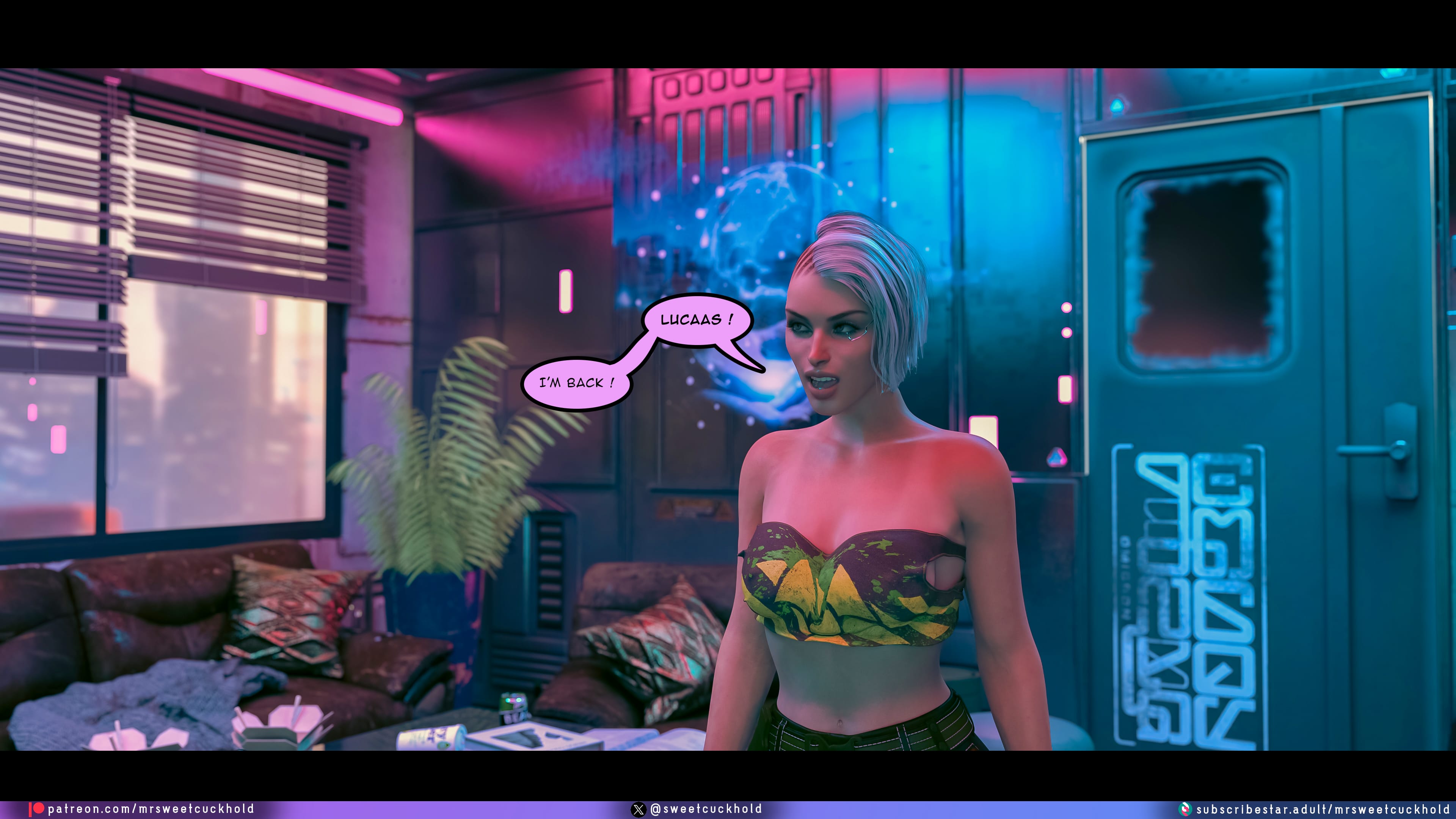 Street Corruption (Cyberpunk 2077) [Mr.SweetCuckhold] 4 . Street Corruption - Chapter 4 (Cyberpunk 2077) [Mr.SweetCuckhold] – page 18