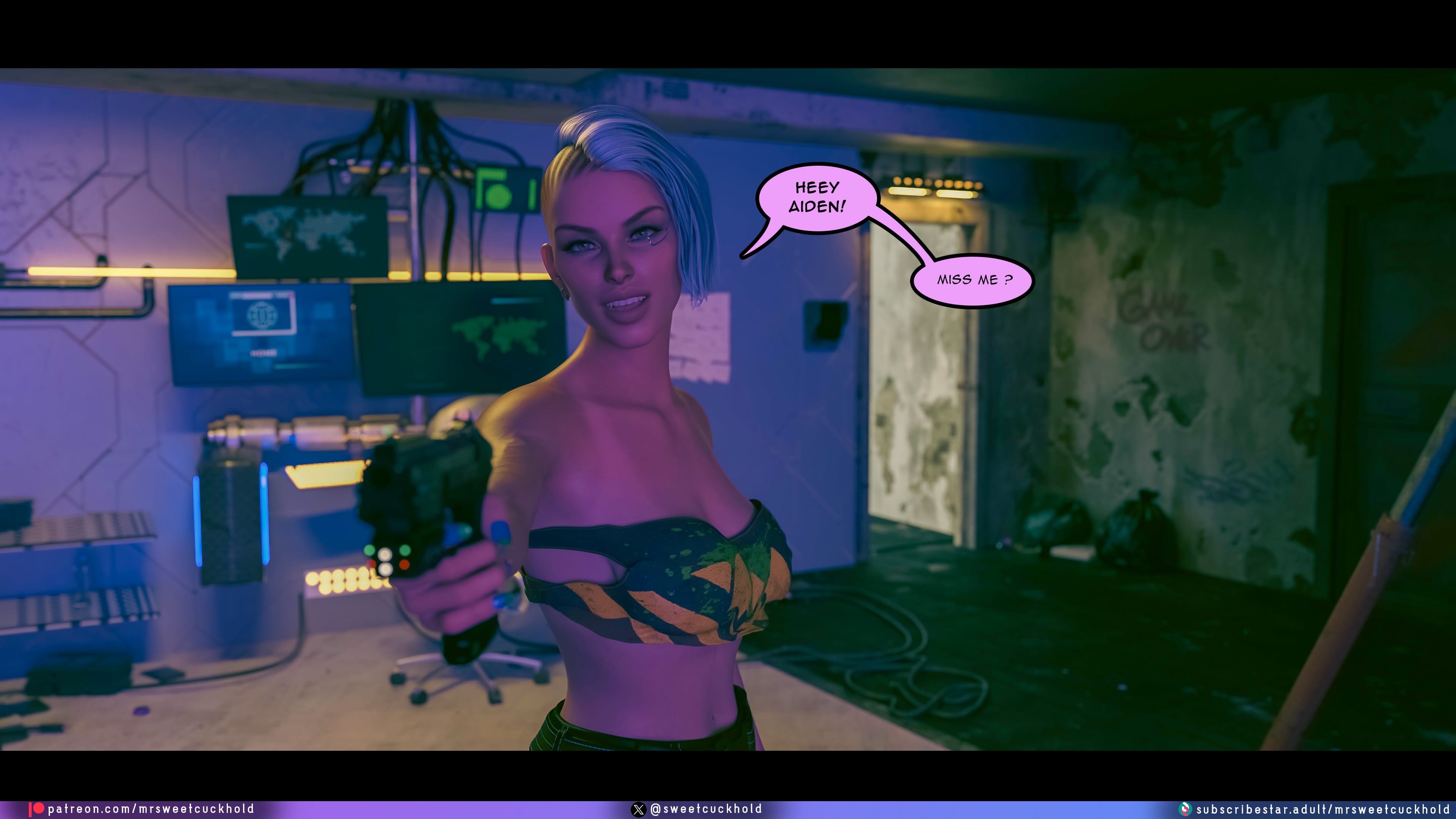 Street Corruption (Cyberpunk 2077) [Mr.SweetCuckhold] 4 . Street Corruption - Chapter 4 (Cyberpunk 2077) [Mr.SweetCuckhold] – page 2