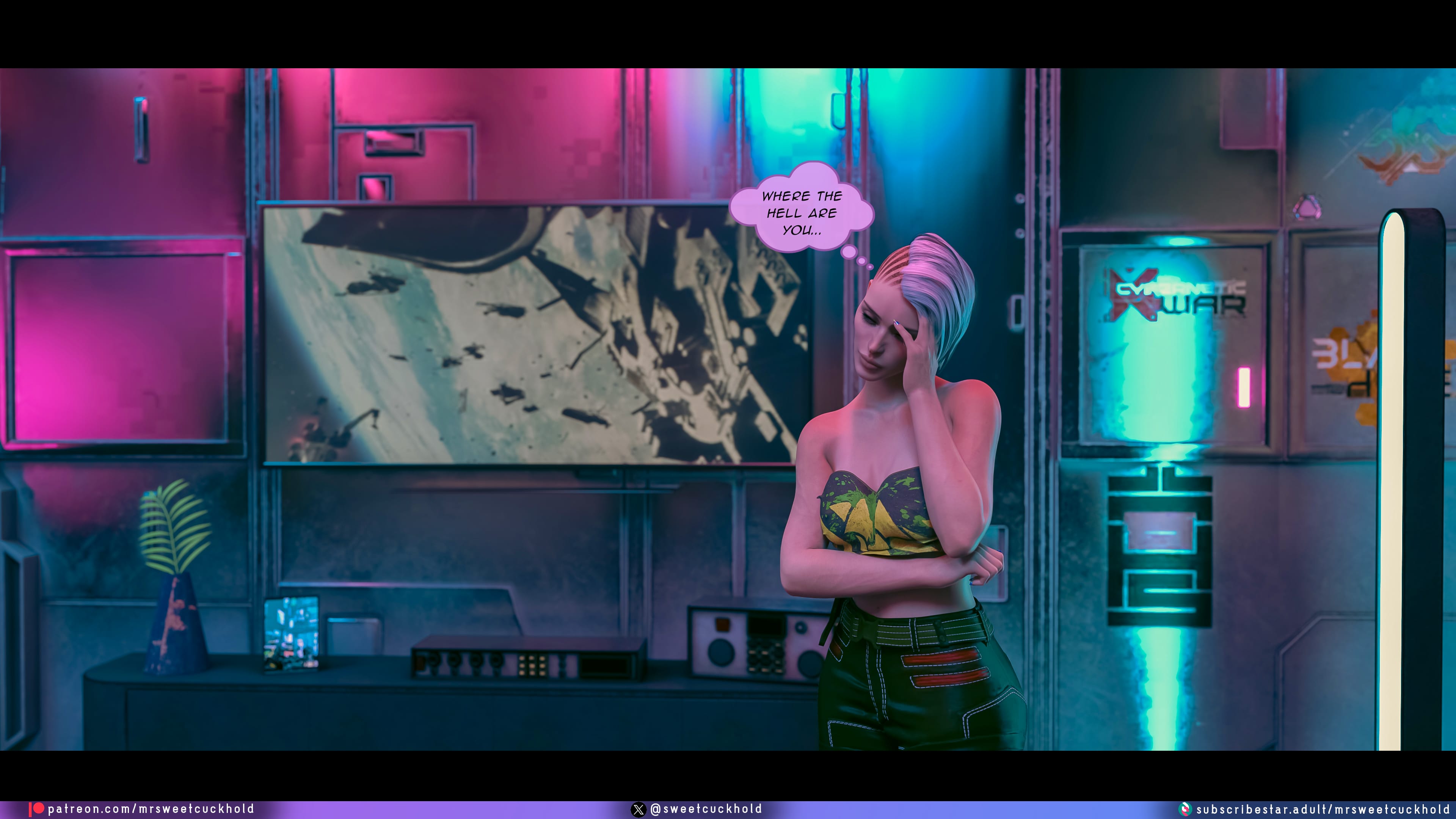Street Corruption (Cyberpunk 2077) [Mr.SweetCuckhold] 4 . Street Corruption - Chapter 4 (Cyberpunk 2077) [Mr.SweetCuckhold] – page 20
