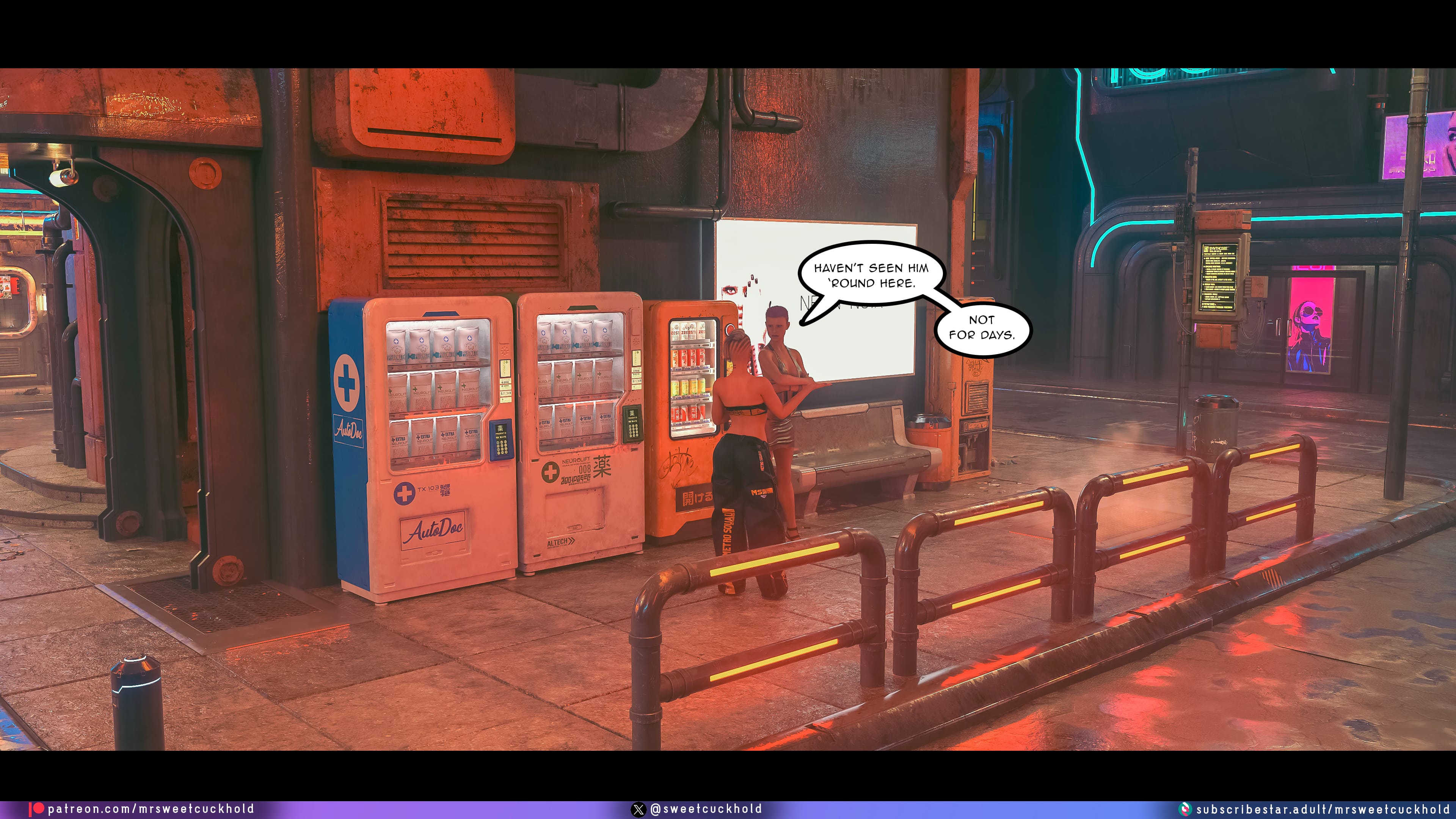 Street Corruption (Cyberpunk 2077) [Mr.SweetCuckhold] 4 . Street Corruption - Chapter 4 (Cyberpunk 2077) [Mr.SweetCuckhold] – page 27