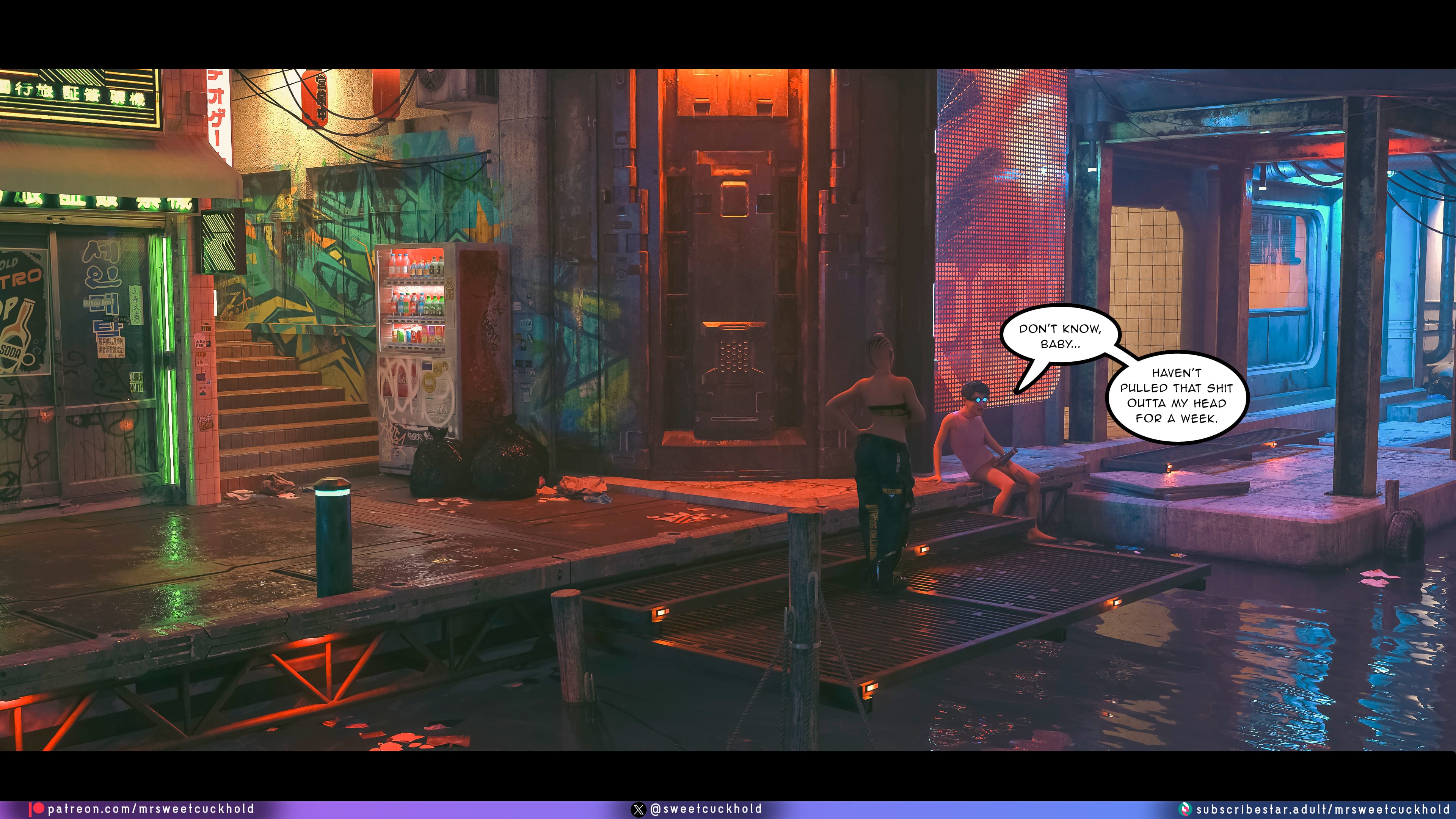 Street Corruption (Cyberpunk 2077) [Mr.SweetCuckhold] 4 . Street Corruption - Chapter 4 (Cyberpunk 2077) [Mr.SweetCuckhold] – page 29