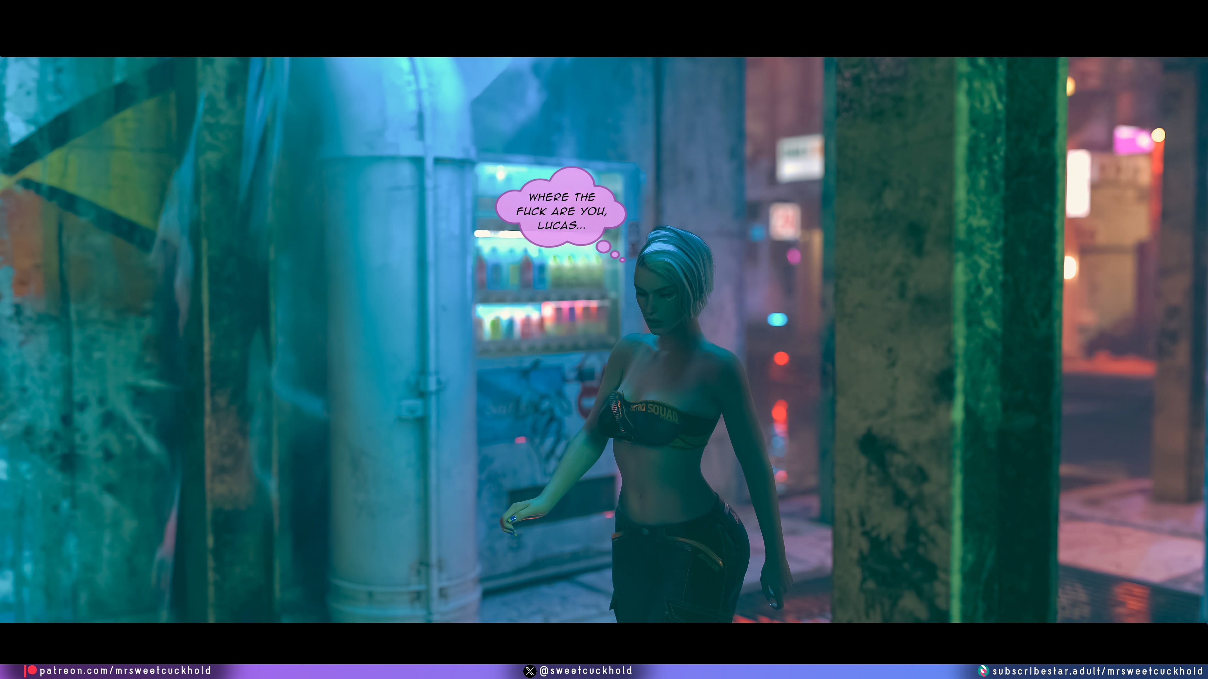 Street Corruption (Cyberpunk 2077) [Mr.SweetCuckhold] 4 . Street Corruption - Chapter 4 (Cyberpunk 2077) [Mr.SweetCuckhold] – page 31