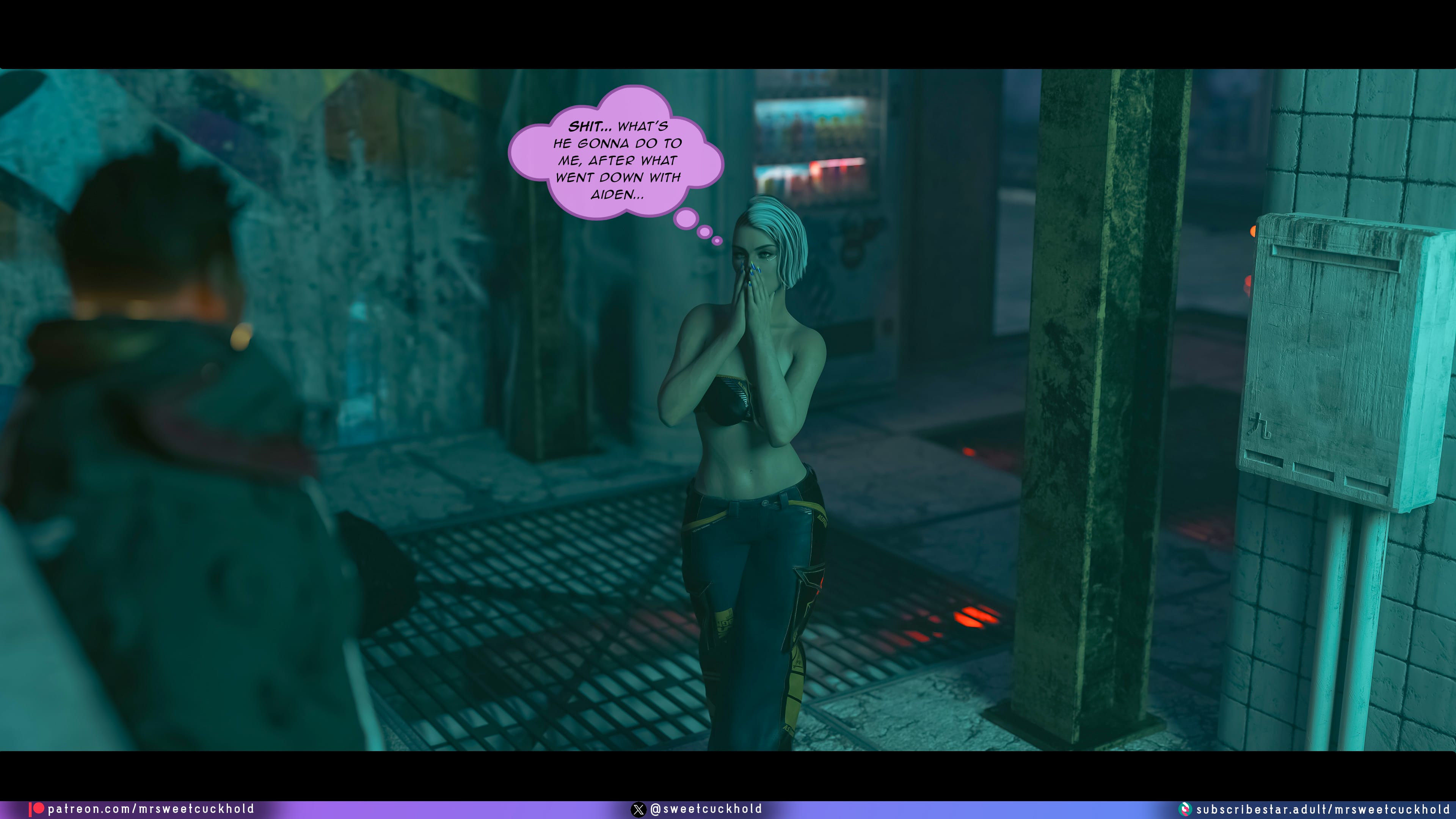 Street Corruption (Cyberpunk 2077) [Mr.SweetCuckhold] 4 . Street Corruption - Chapter 4 (Cyberpunk 2077) [Mr.SweetCuckhold] – page 33