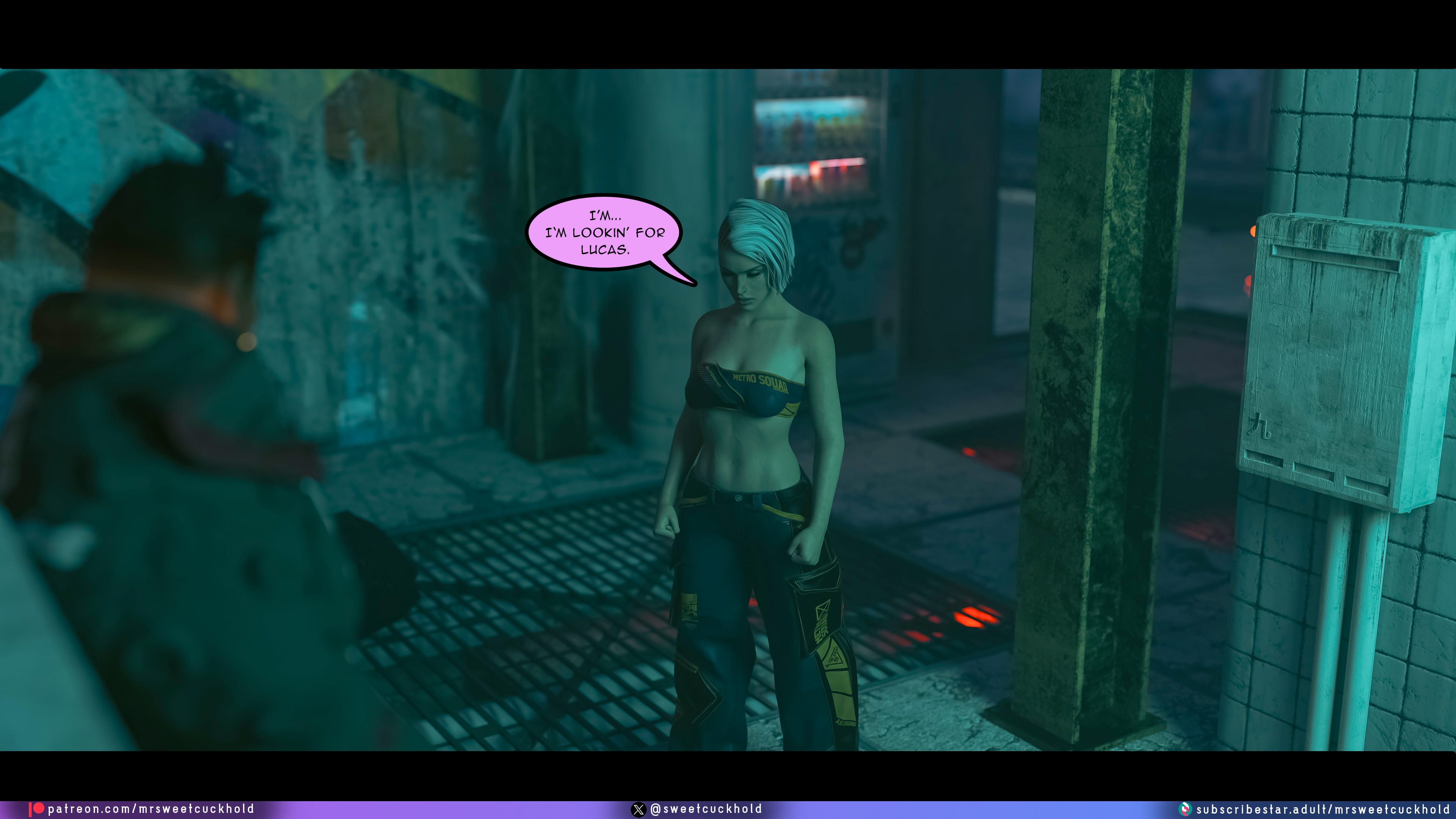 Street Corruption (Cyberpunk 2077) [Mr.SweetCuckhold] 4 . Street Corruption - Chapter 4 (Cyberpunk 2077) [Mr.SweetCuckhold] – page 36