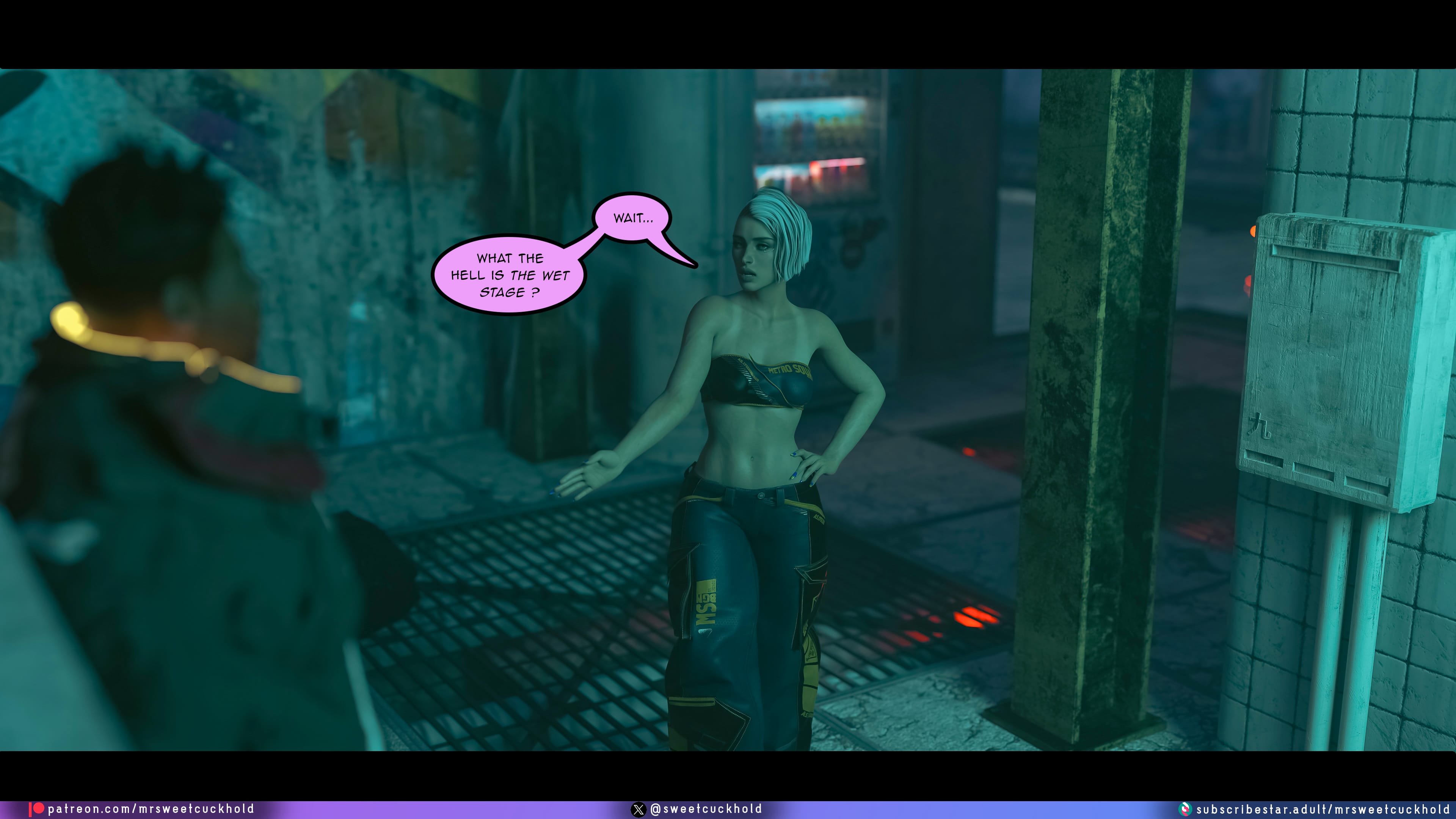 Street Corruption (Cyberpunk 2077) [Mr.SweetCuckhold] 4 . Street Corruption - Chapter 4 (Cyberpunk 2077) [Mr.SweetCuckhold] – page 39