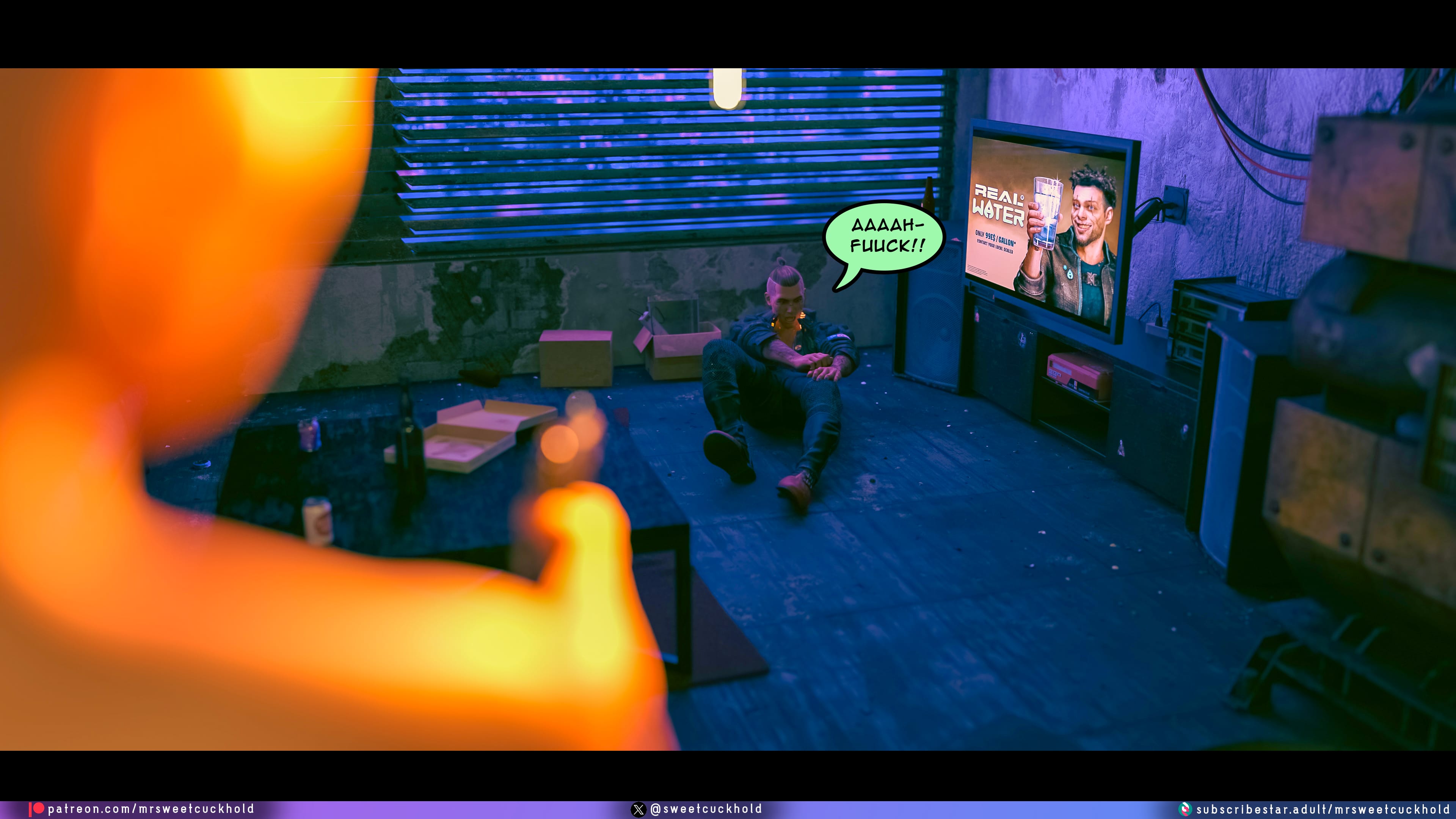 Street Corruption (Cyberpunk 2077) [Mr.SweetCuckhold] 4 . Street Corruption - Chapter 4 (Cyberpunk 2077) [Mr.SweetCuckhold] – page 4
