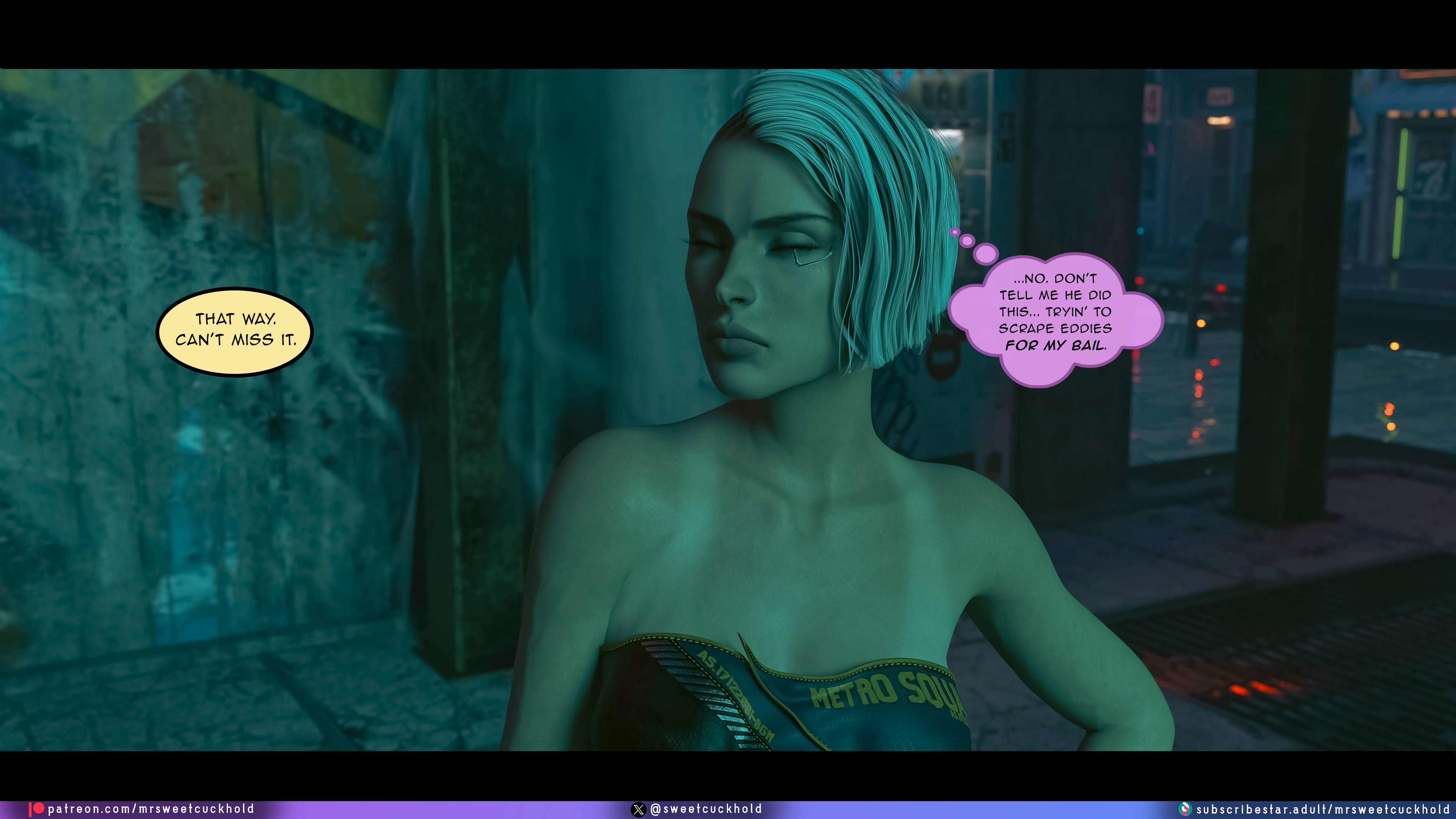 Street Corruption (Cyberpunk 2077) [Mr.SweetCuckhold] 4 . Street Corruption - Chapter 4 (Cyberpunk 2077) [Mr.SweetCuckhold] – page 41