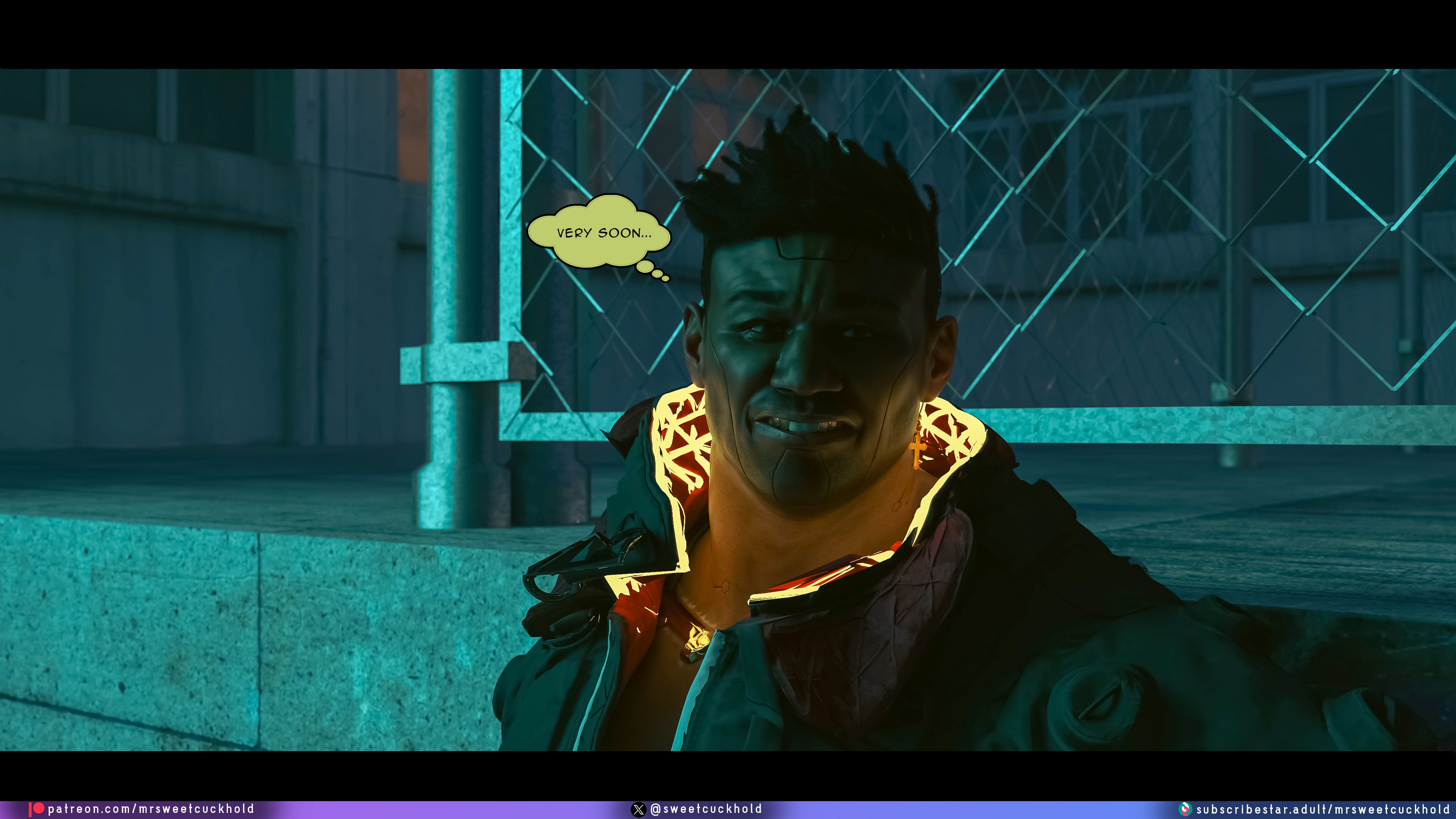 Street Corruption (Cyberpunk 2077) [Mr.SweetCuckhold] 4 . Street Corruption - Chapter 4 (Cyberpunk 2077) [Mr.SweetCuckhold] – page 44