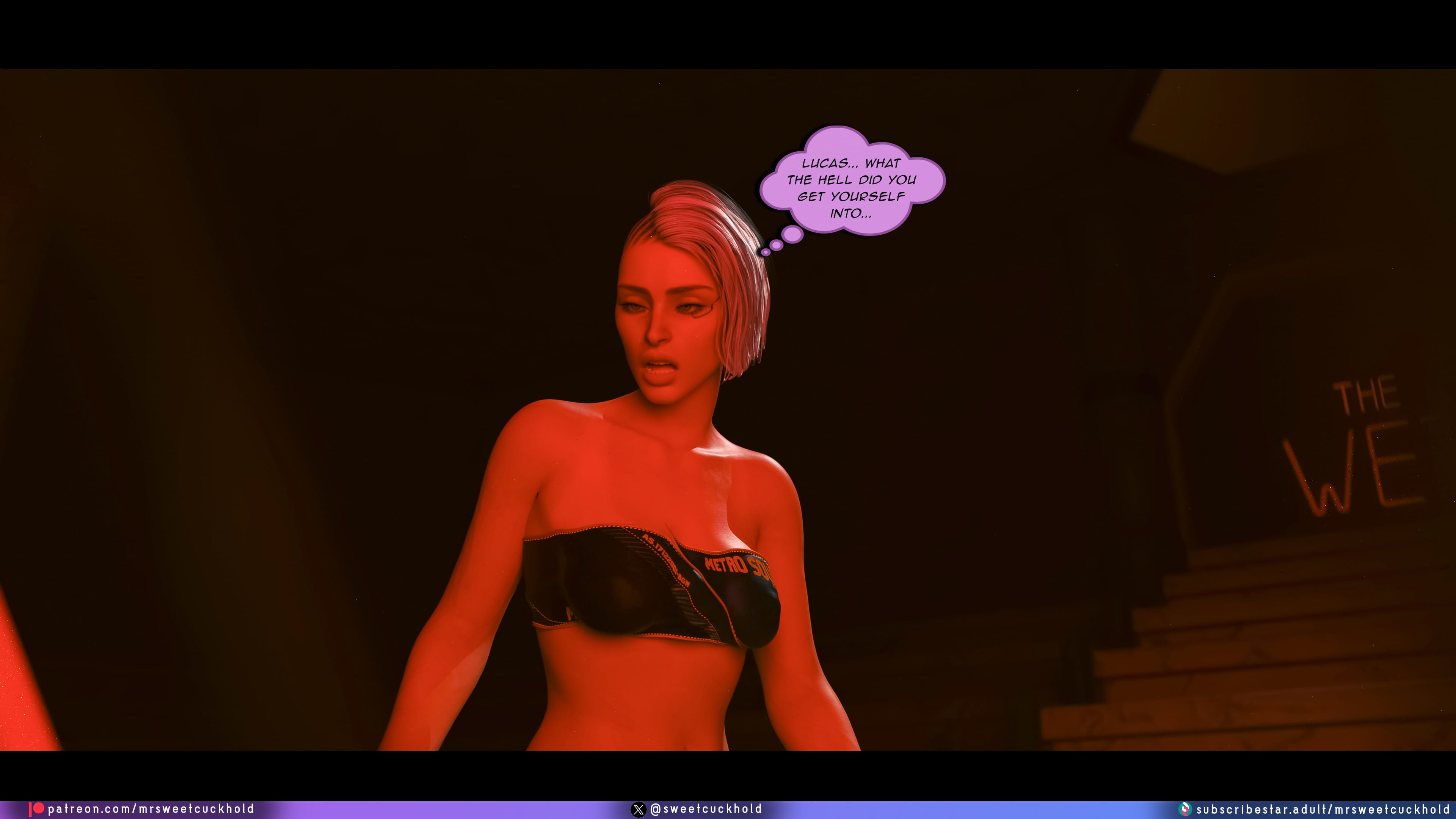 Street Corruption (Cyberpunk 2077) [Mr.SweetCuckhold] 4 . Street Corruption - Chapter 4 (Cyberpunk 2077) [Mr.SweetCuckhold] – page 59