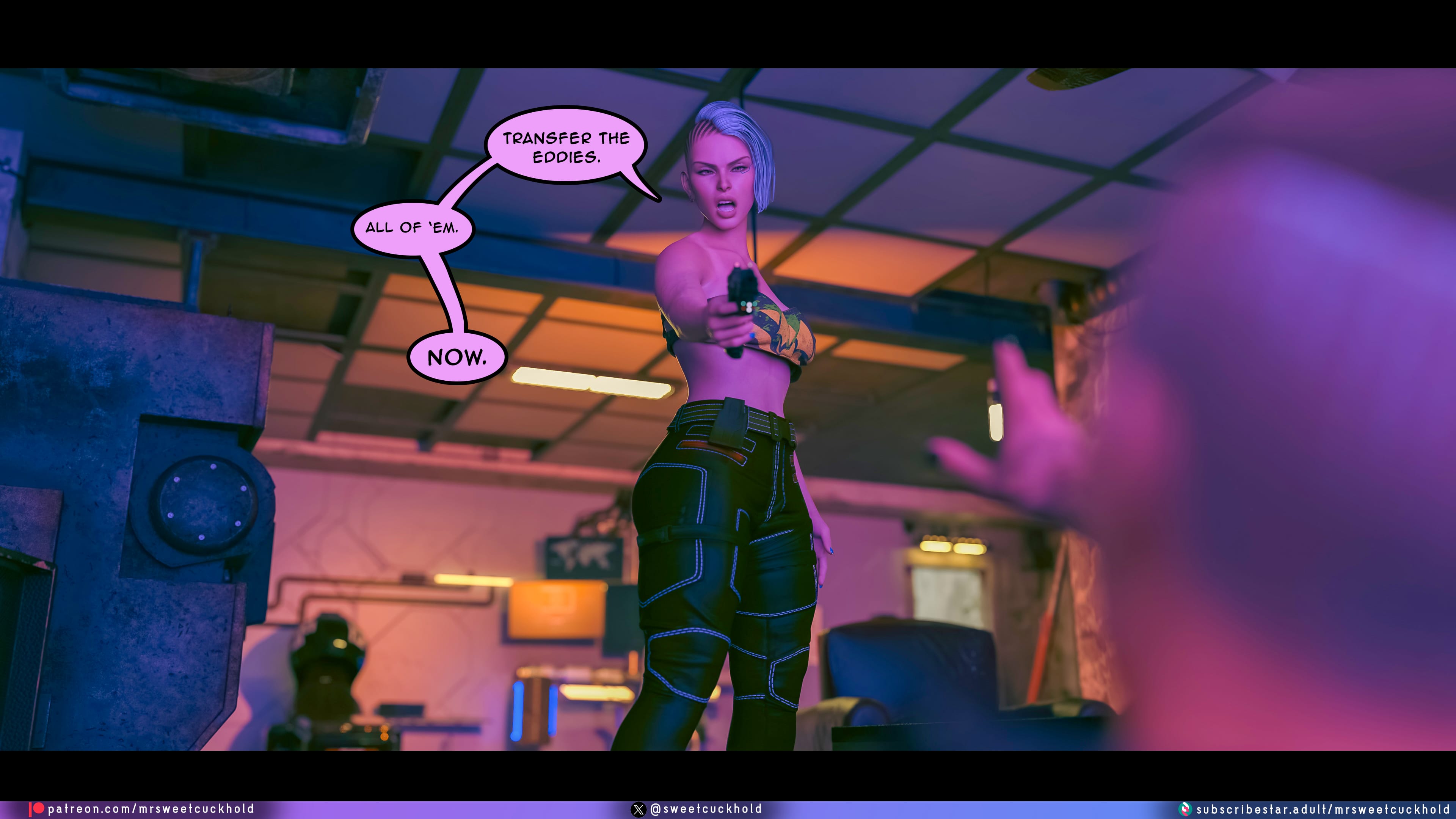 Street Corruption (Cyberpunk 2077) [Mr.SweetCuckhold] 4 . Street Corruption - Chapter 4 (Cyberpunk 2077) [Mr.SweetCuckhold] – page 6