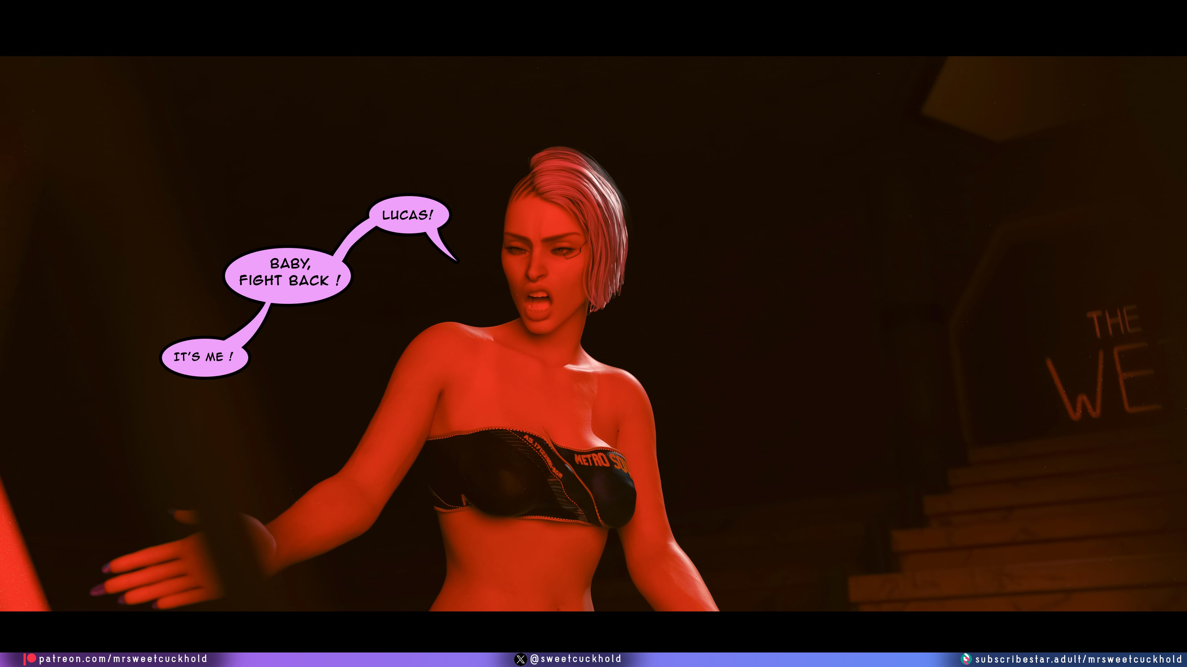 Street Corruption (Cyberpunk 2077) [Mr.SweetCuckhold] 4 . Street Corruption - Chapter 4 (Cyberpunk 2077) [Mr.SweetCuckhold] – page 60