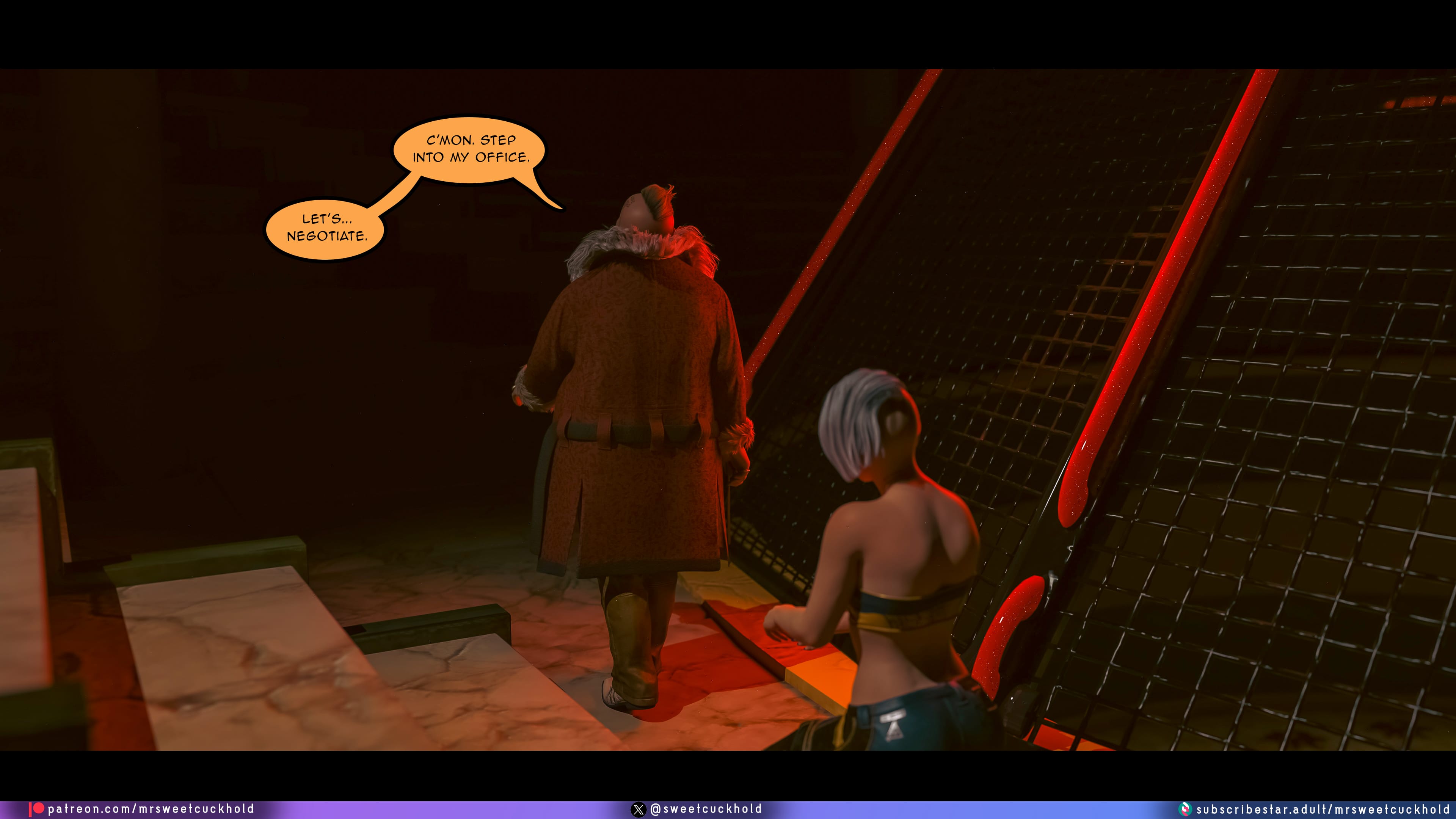 Street Corruption (Cyberpunk 2077) [Mr.SweetCuckhold] 4 . Street Corruption - Chapter 4 (Cyberpunk 2077) [Mr.SweetCuckhold] – page 68