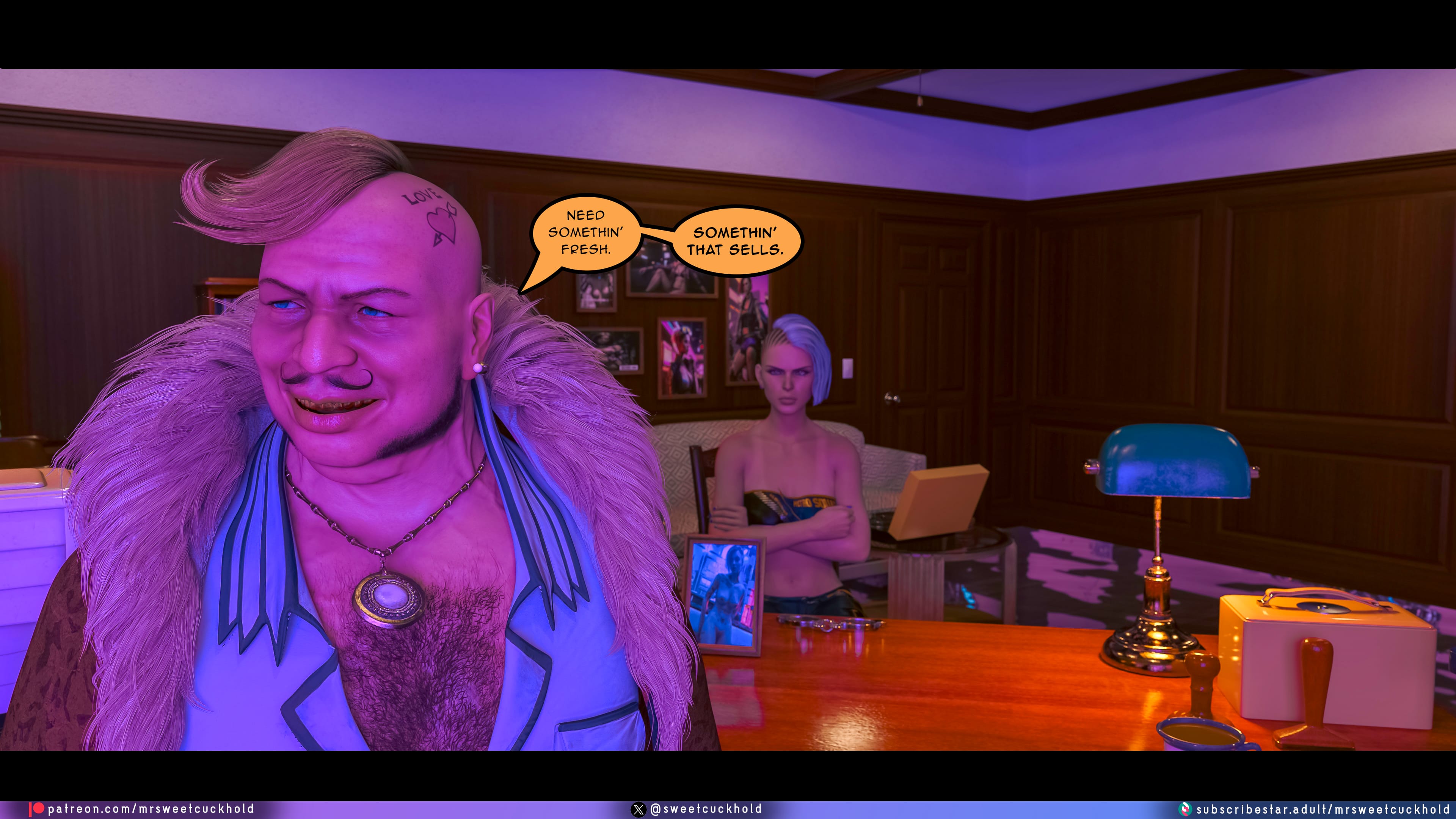 Street Corruption (Cyberpunk 2077) [Mr.SweetCuckhold] 4 . Street Corruption - Chapter 4 (Cyberpunk 2077) [Mr.SweetCuckhold] – page 75
