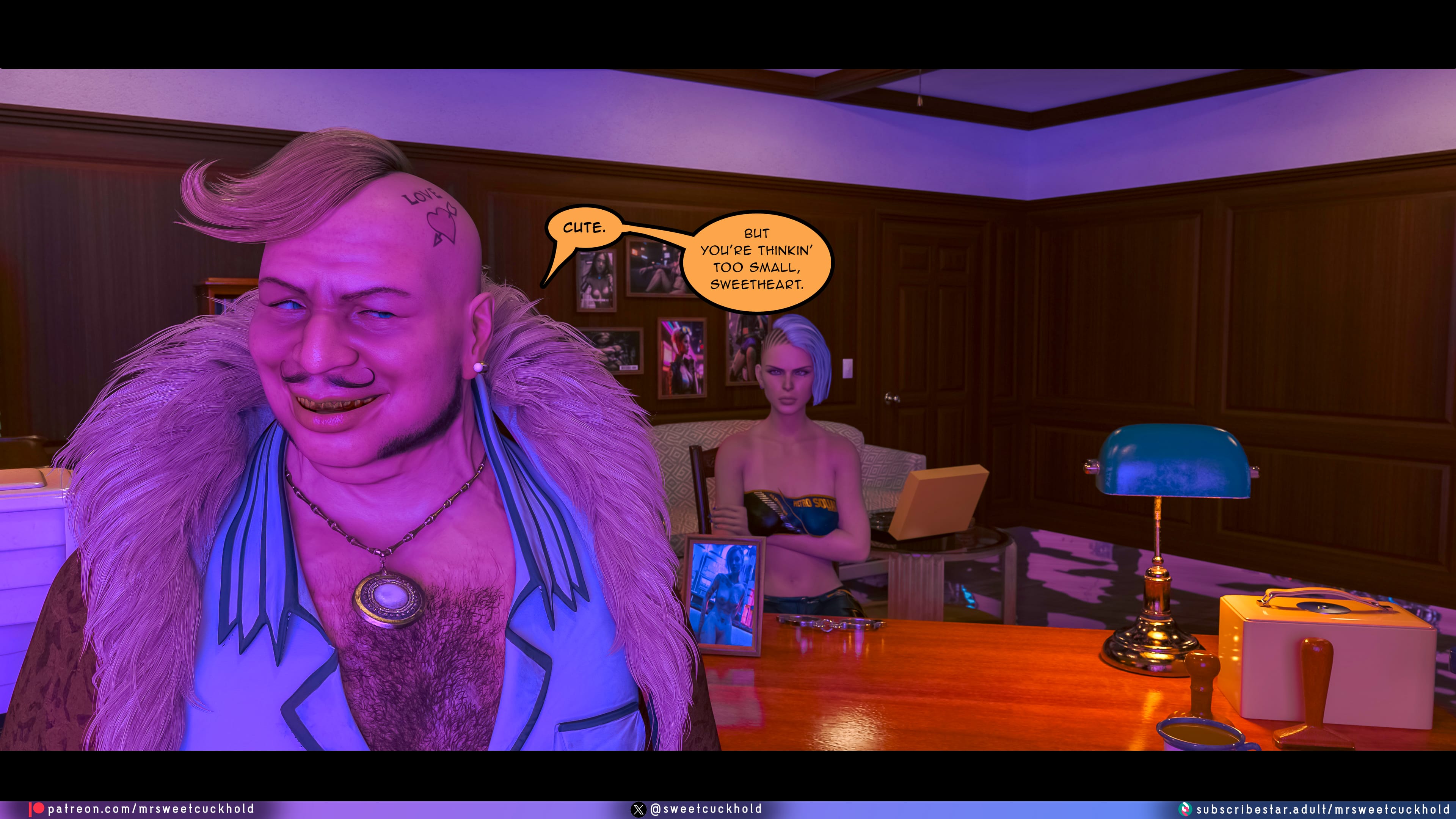 Street Corruption (Cyberpunk 2077) [Mr.SweetCuckhold] 4 . Street Corruption - Chapter 4 (Cyberpunk 2077) [Mr.SweetCuckhold] – page 78