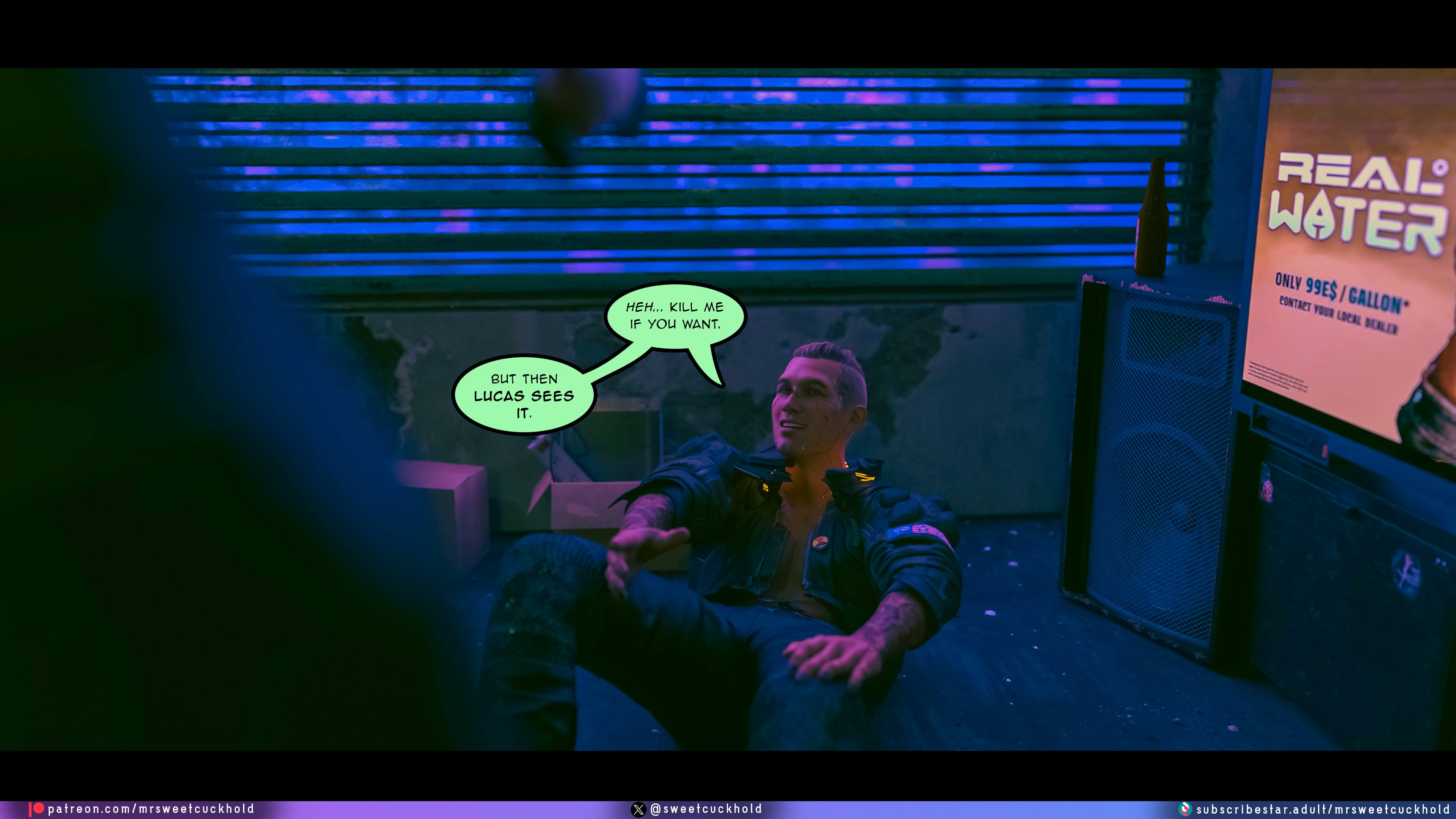 Street Corruption (Cyberpunk 2077) [Mr.SweetCuckhold] 4 . Street Corruption - Chapter 4 (Cyberpunk 2077) [Mr.SweetCuckhold] – page 8