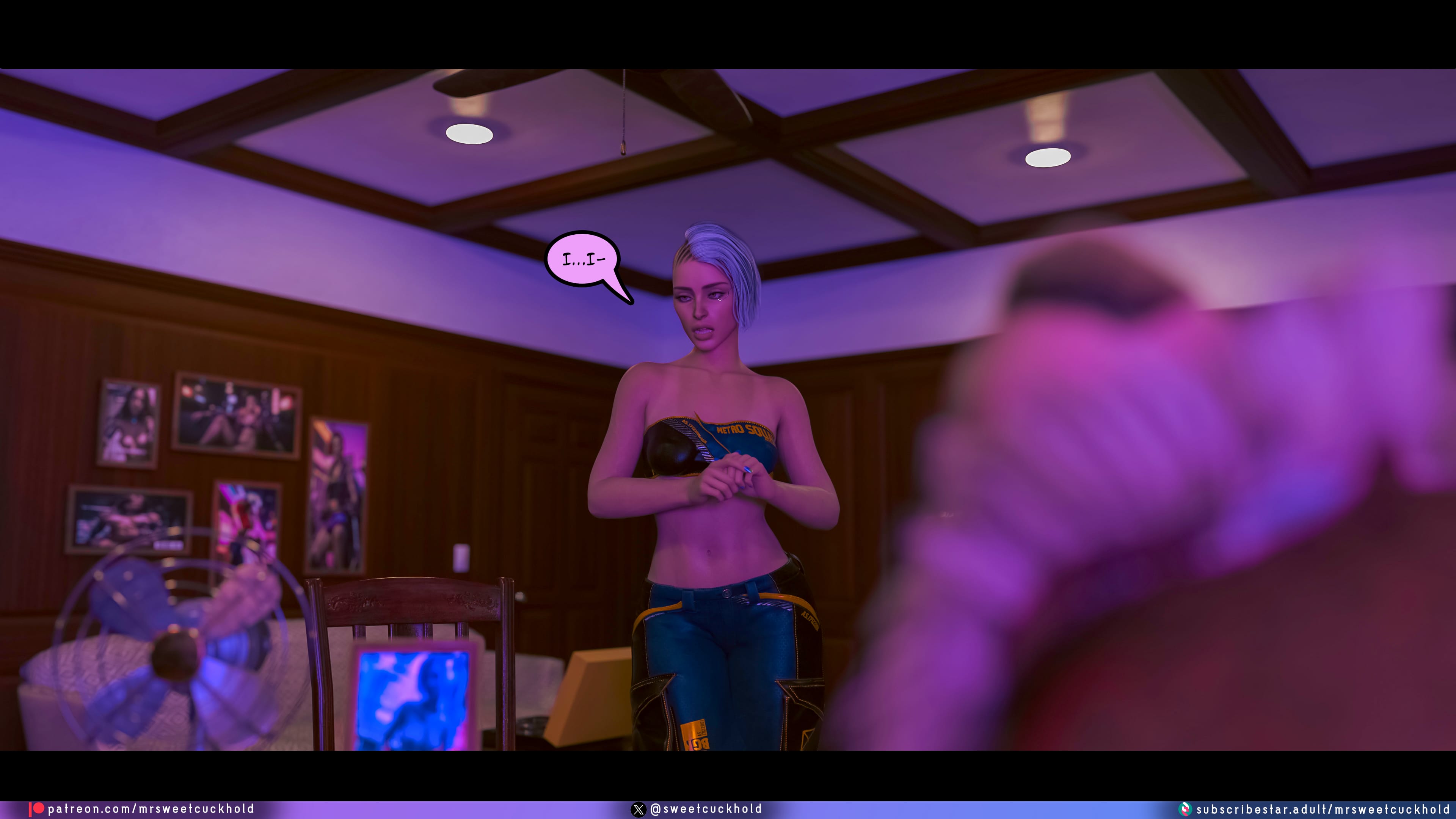 Street Corruption (Cyberpunk 2077) [Mr.SweetCuckhold] 4 . Street Corruption - Chapter 4 (Cyberpunk 2077) [Mr.SweetCuckhold] – page 84