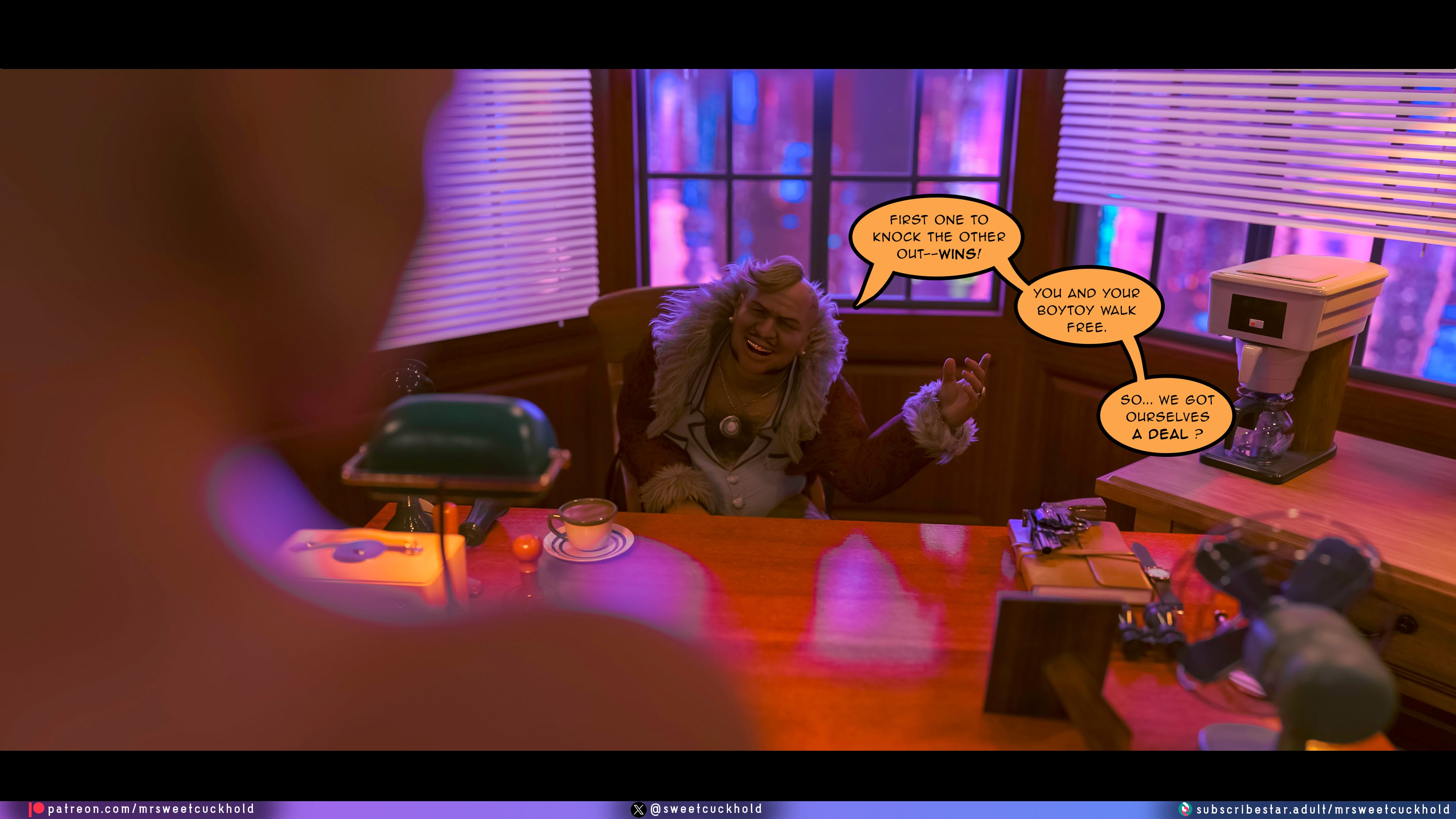Street Corruption (Cyberpunk 2077) [Mr.SweetCuckhold] 4 . Street Corruption - Chapter 4 (Cyberpunk 2077) [Mr.SweetCuckhold] – page 85