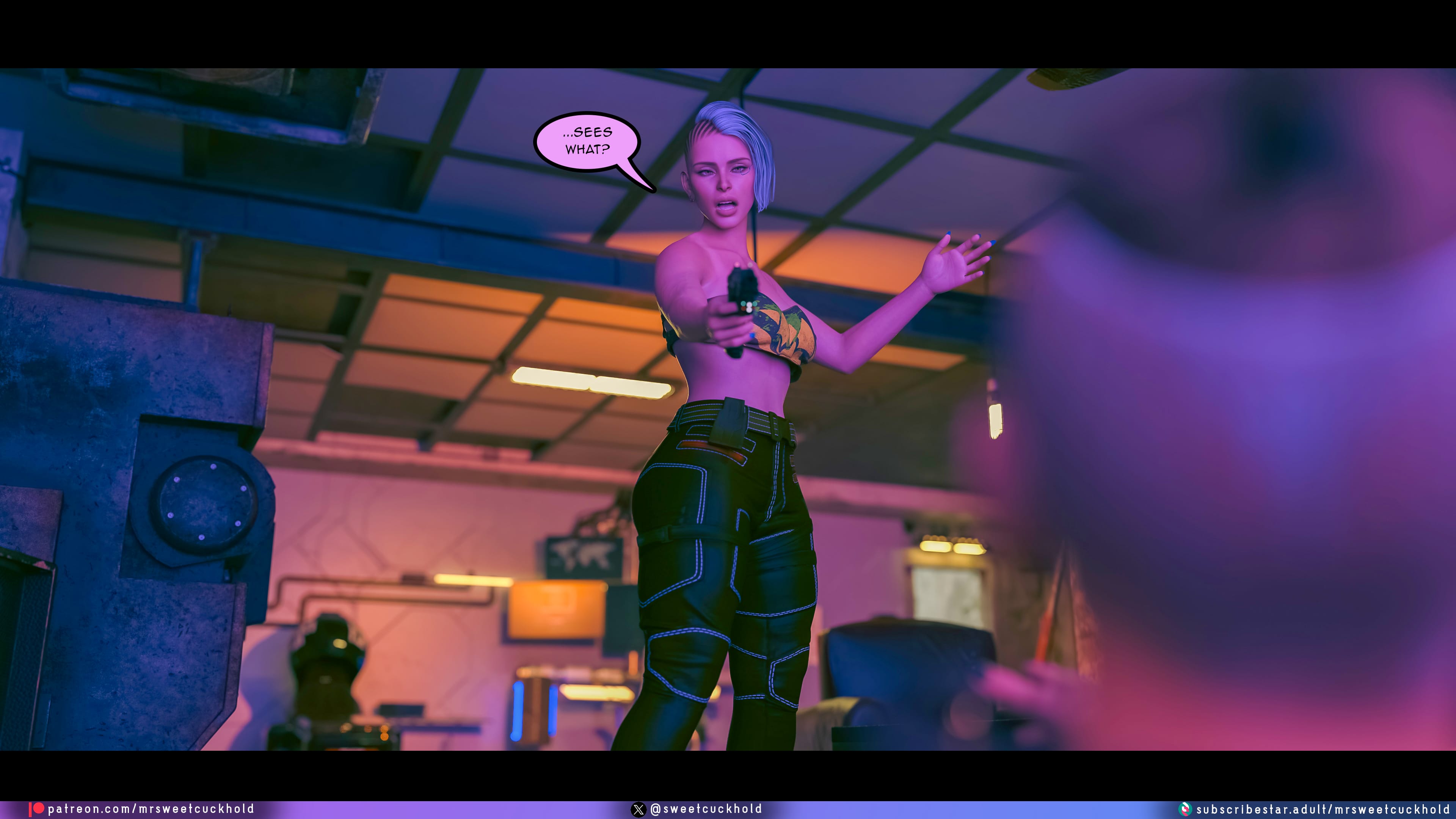 Street Corruption (Cyberpunk 2077) [Mr.SweetCuckhold] 4 . Street Corruption - Chapter 4 (Cyberpunk 2077) [Mr.SweetCuckhold] – page 9