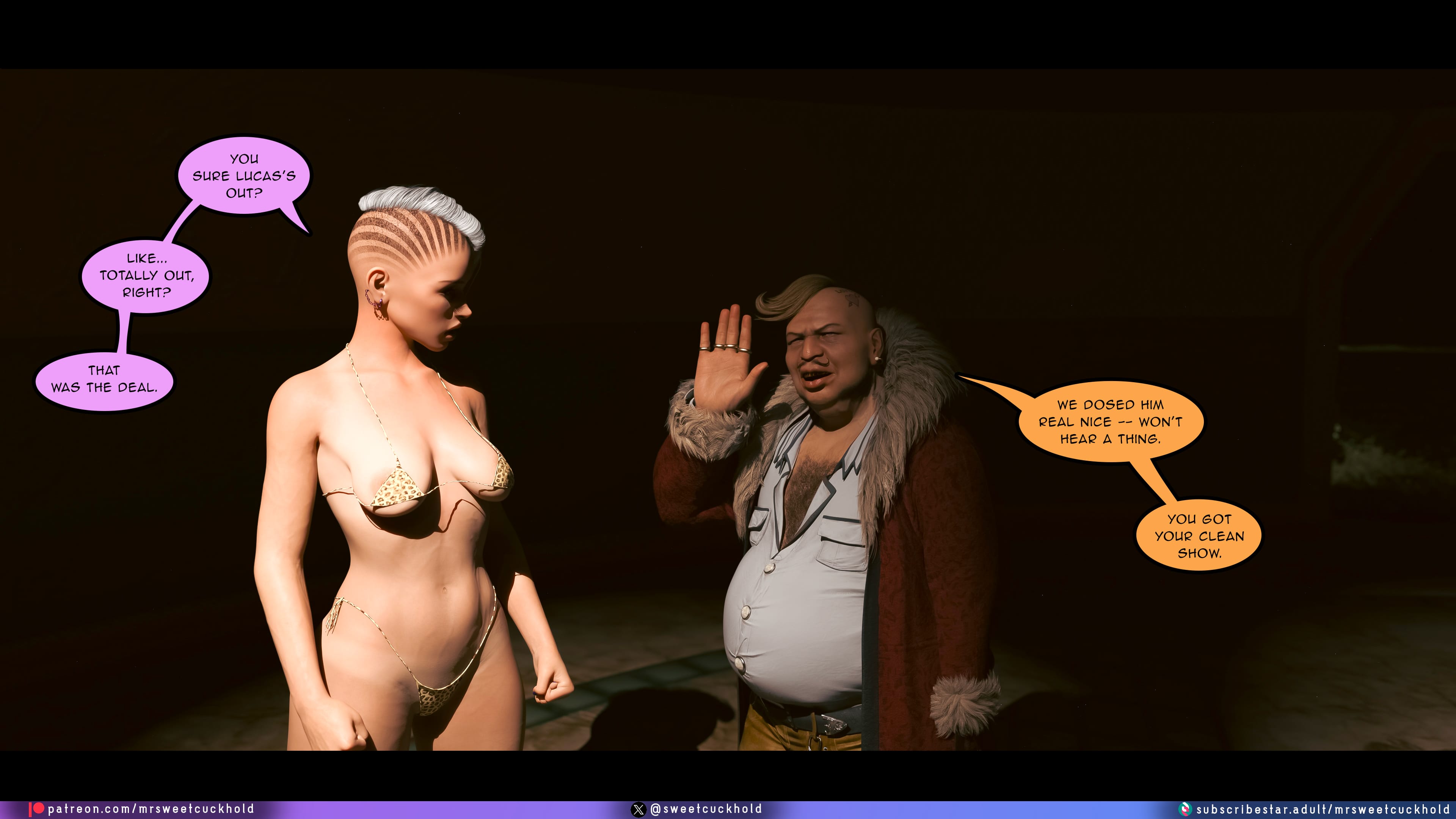 Street Corruption (Cyberpunk 2077) [Mr.SweetCuckhold] 4 . Street Corruption - Chapter 4 (Cyberpunk 2077) [Mr.SweetCuckhold] – page 96