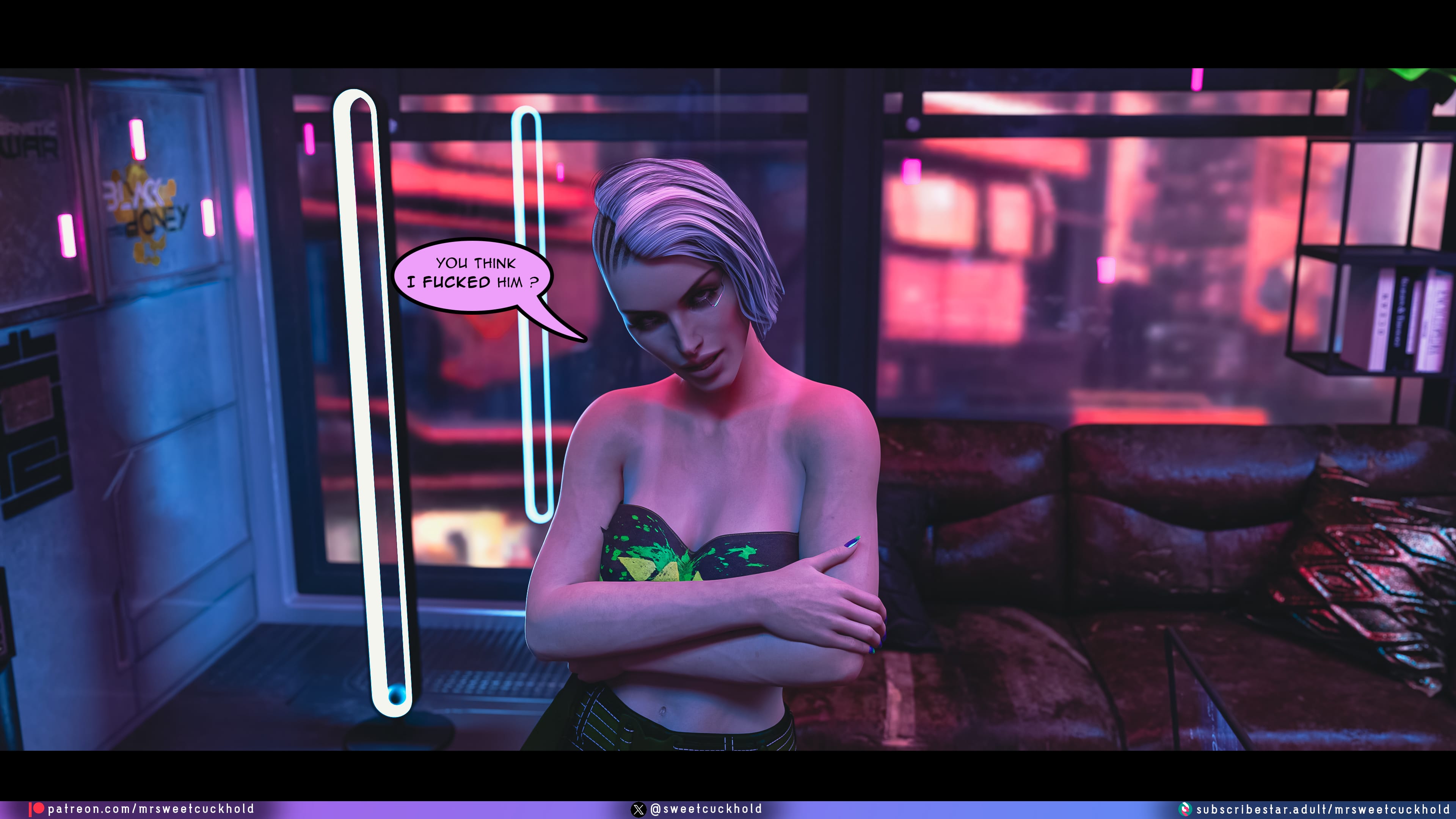 Street Corruption (Cyberpunk 2077) [Mr.SweetCuckhold] 3 . Street Corruption - Chapter 3 (Cyberpunk 2077) [Mr.SweetCuckhold] – page 13