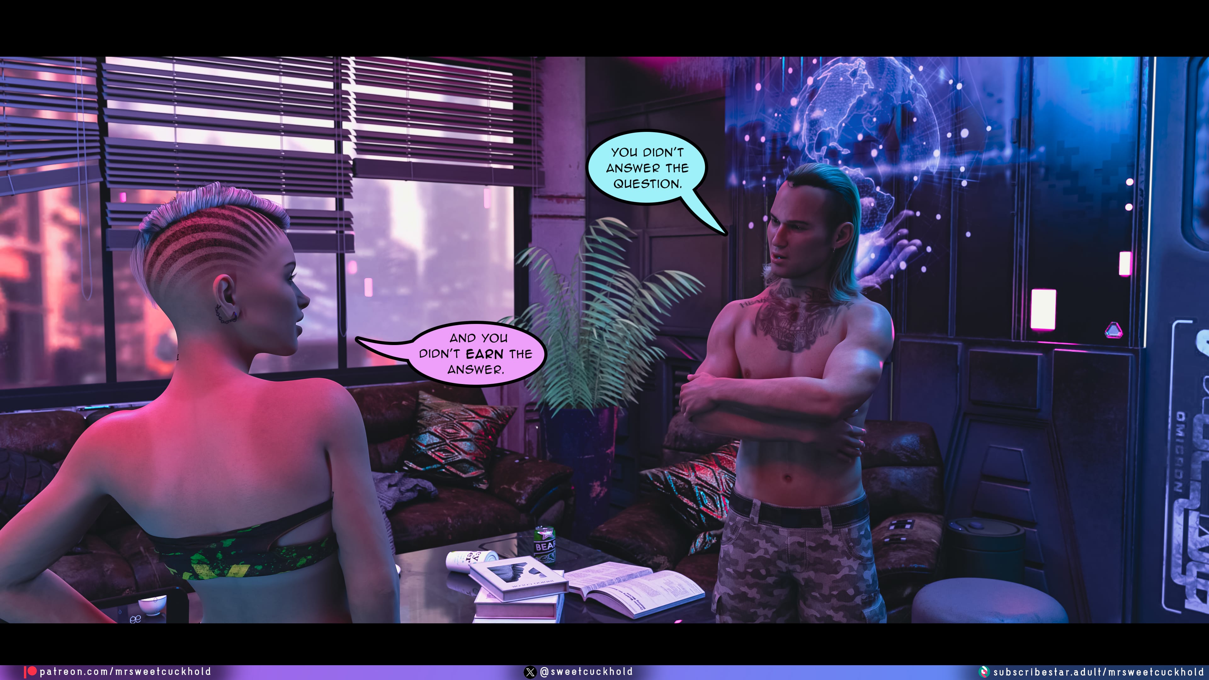 Street Corruption (Cyberpunk 2077) [Mr.SweetCuckhold] 3 . Street Corruption - Chapter 3 (Cyberpunk 2077) [Mr.SweetCuckhold] – page 15