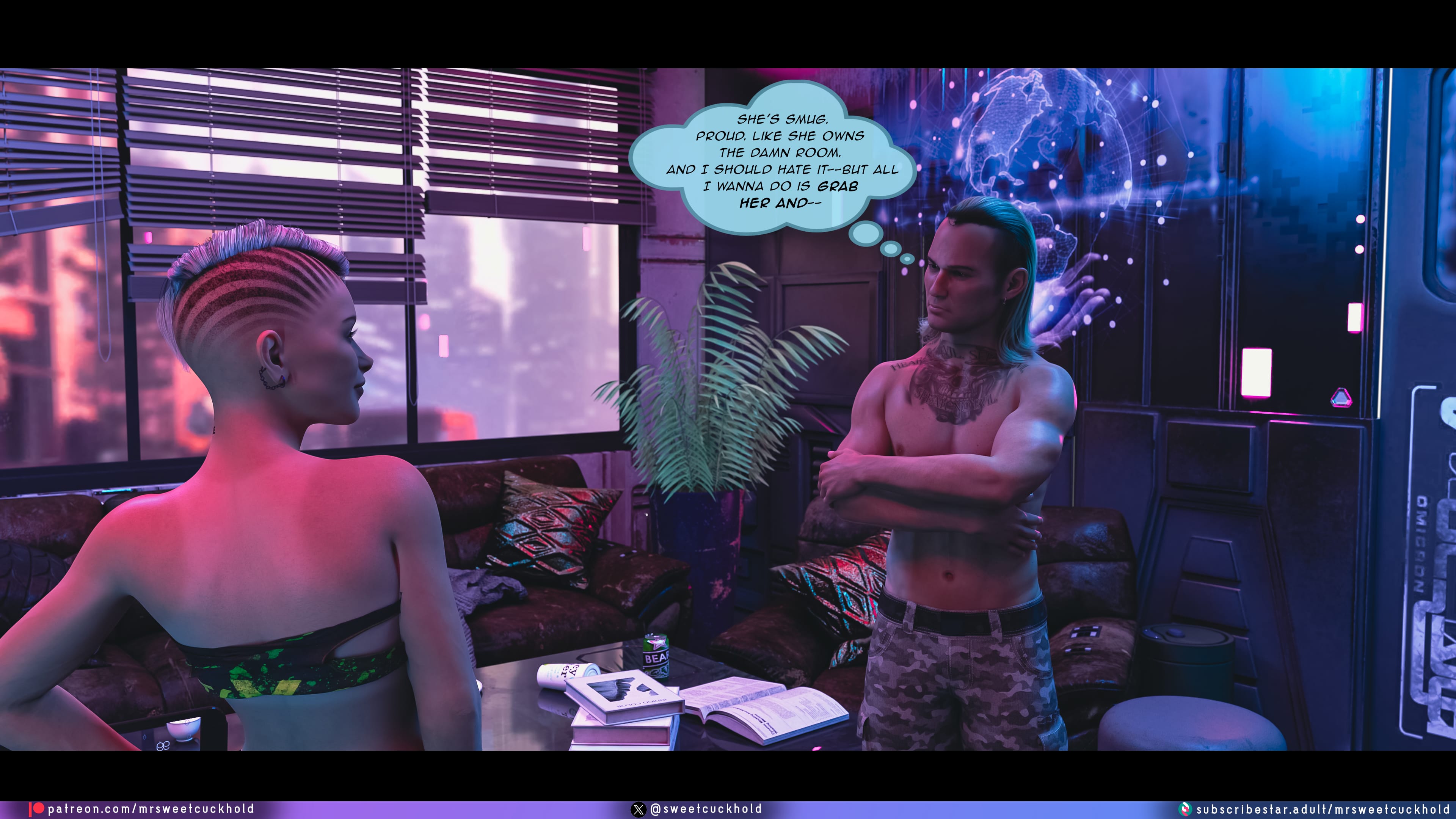 Street Corruption (Cyberpunk 2077) [Mr.SweetCuckhold] 3 . Street Corruption - Chapter 3 (Cyberpunk 2077) [Mr.SweetCuckhold] – page 16
