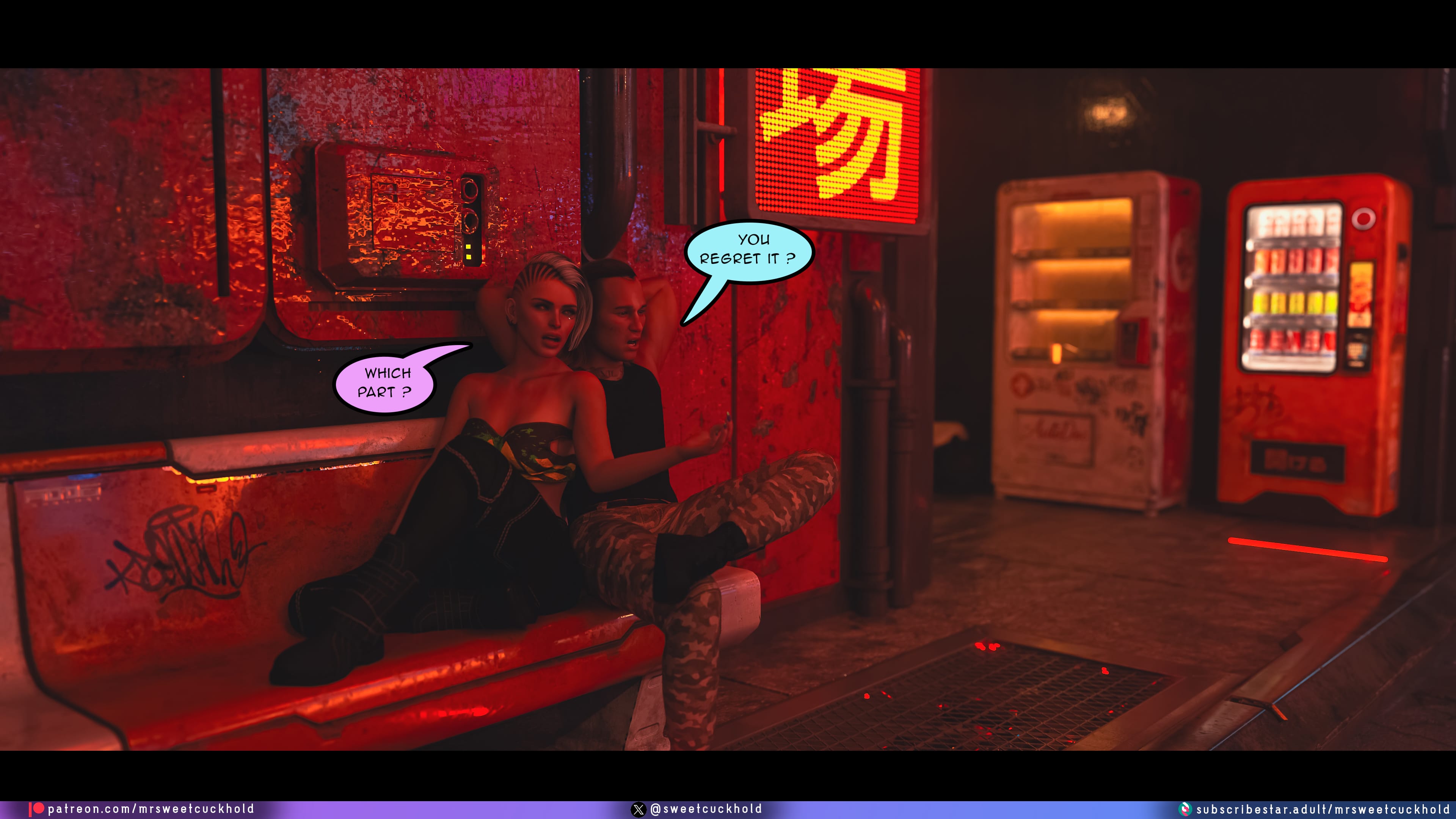 Street Corruption (Cyberpunk 2077) [Mr.SweetCuckhold] 3 . Street Corruption - Chapter 3 (Cyberpunk 2077) [Mr.SweetCuckhold] – page 32