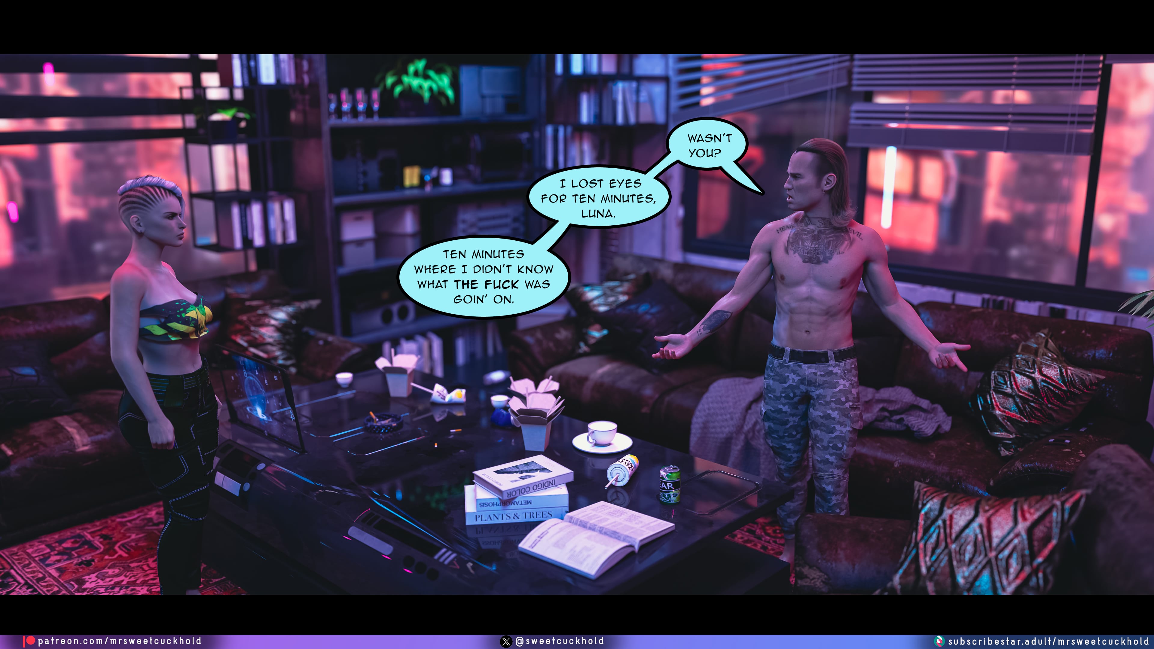 Street Corruption (Cyberpunk 2077) [Mr.SweetCuckhold] 3 . Street Corruption - Chapter 3 (Cyberpunk 2077) [Mr.SweetCuckhold] – page 4