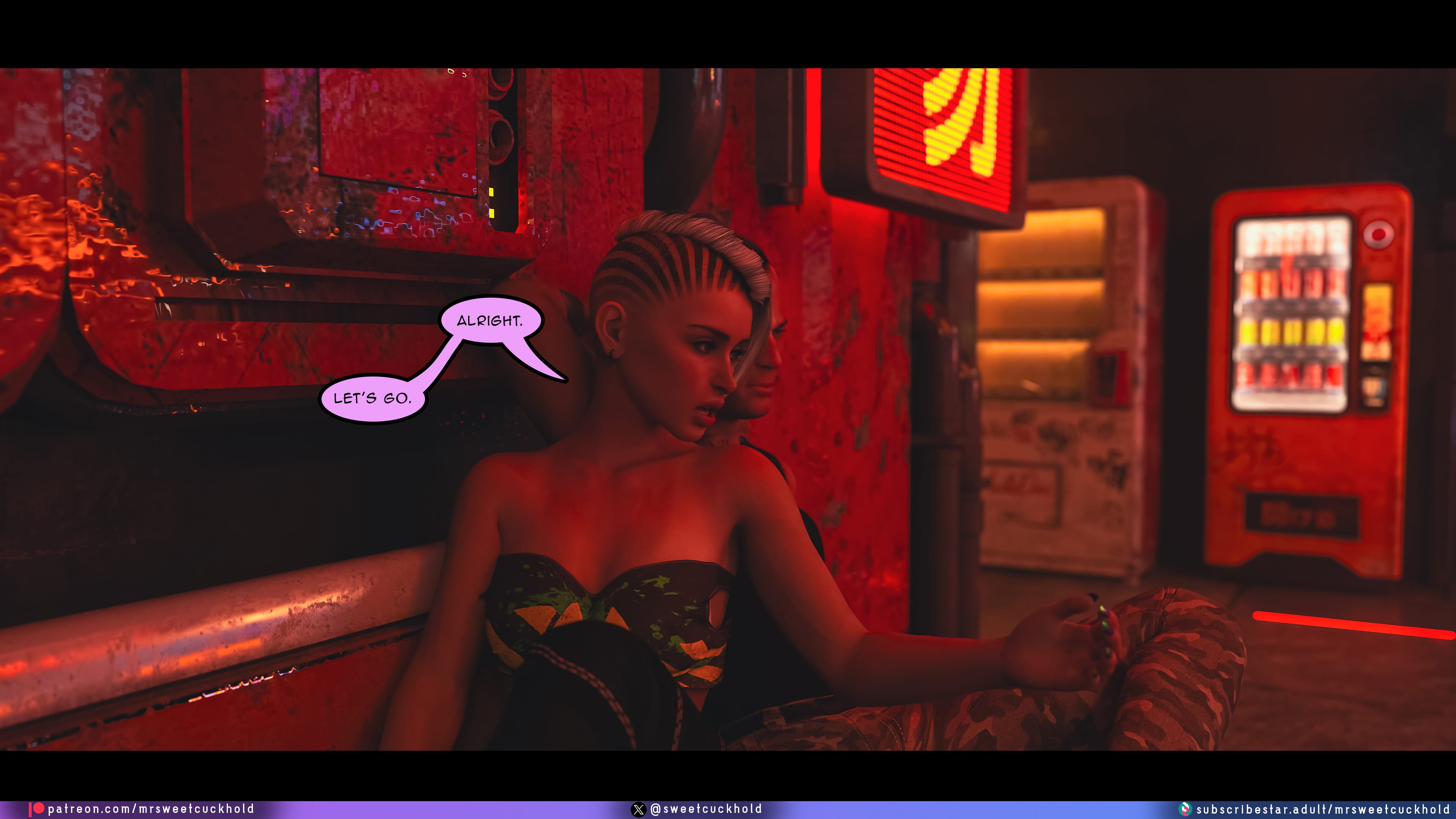 Street Corruption (Cyberpunk 2077) [Mr.SweetCuckhold] 3 . Street Corruption - Chapter 3 (Cyberpunk 2077) [Mr.SweetCuckhold] – page 40