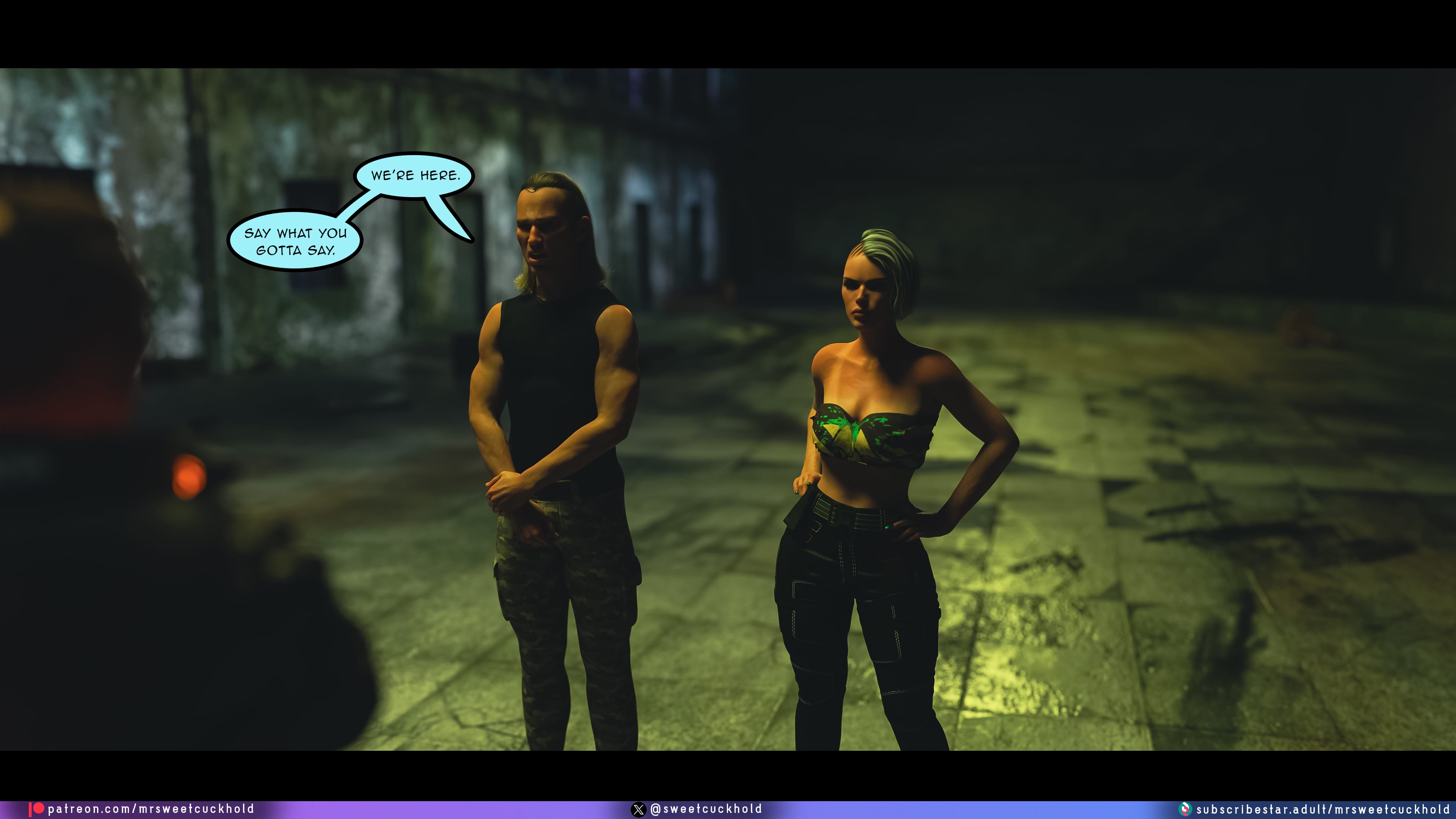 Street Corruption (Cyberpunk 2077) [Mr.SweetCuckhold] 3 . Street Corruption - Chapter 3 (Cyberpunk 2077) [Mr.SweetCuckhold] – page 45