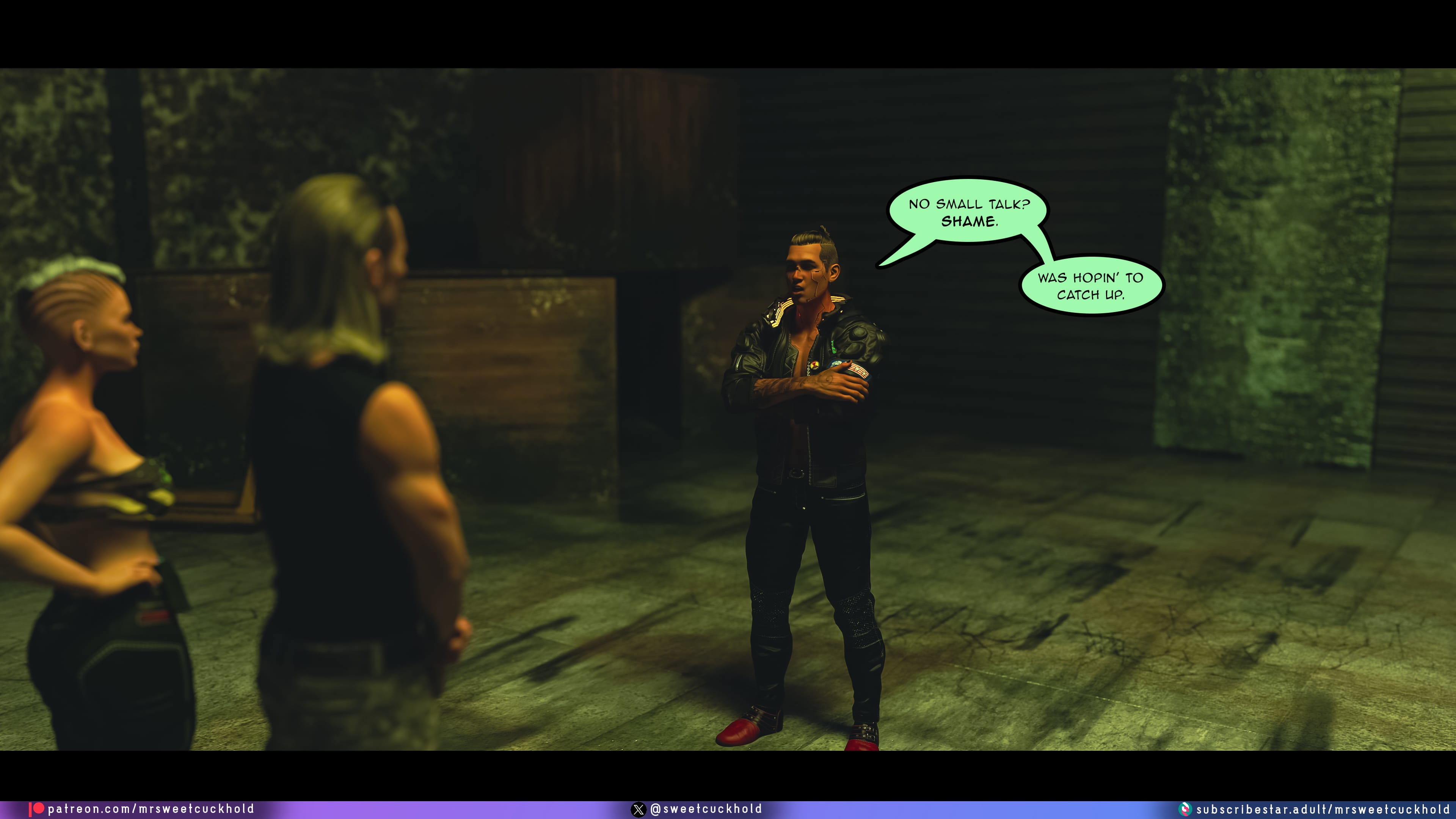 Street Corruption (Cyberpunk 2077) [Mr.SweetCuckhold] 3 . Street Corruption - Chapter 3 (Cyberpunk 2077) [Mr.SweetCuckhold] – page 46