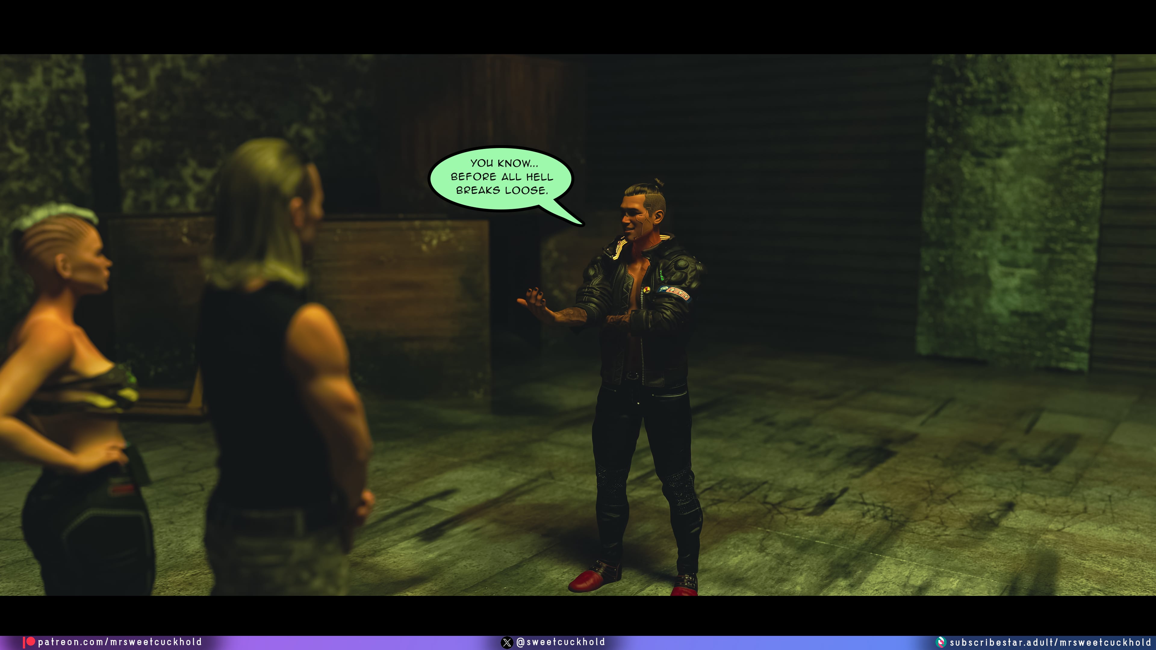 Street Corruption (Cyberpunk 2077) [Mr.SweetCuckhold] 3 . Street Corruption - Chapter 3 (Cyberpunk 2077) [Mr.SweetCuckhold] – page 47