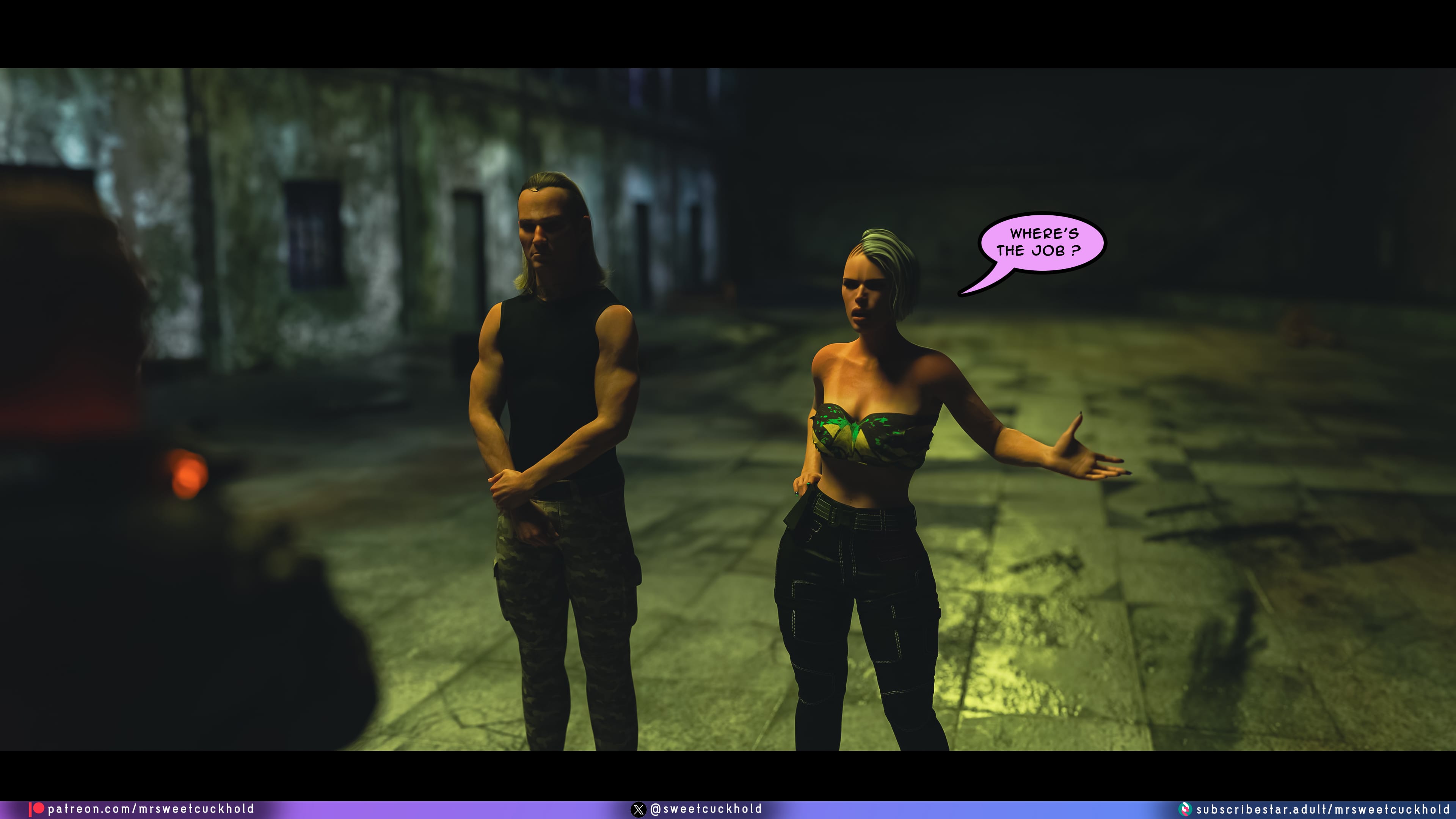 Street Corruption (Cyberpunk 2077) [Mr.SweetCuckhold] 3 . Street Corruption - Chapter 3 (Cyberpunk 2077) [Mr.SweetCuckhold] – page 48