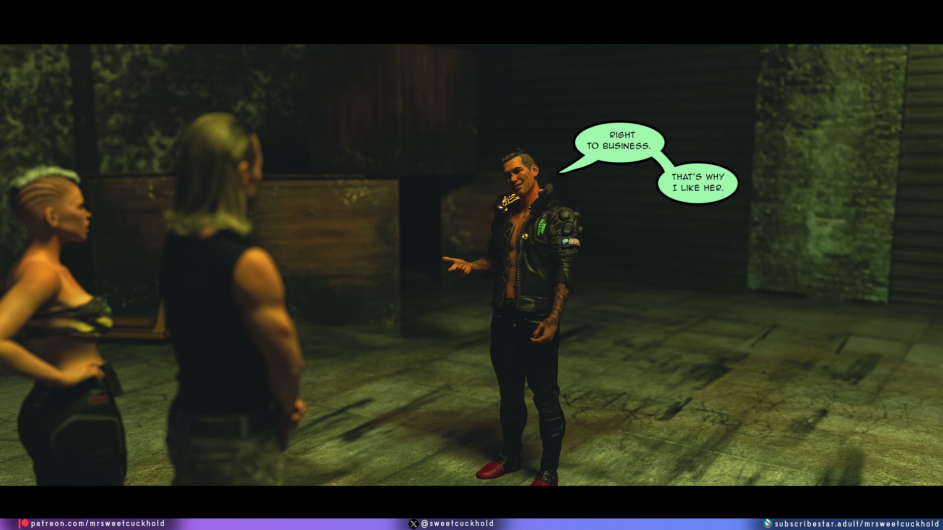 Street Corruption (Cyberpunk 2077) [Mr.SweetCuckhold] 3 . Street Corruption - Chapter 3 (Cyberpunk 2077) [Mr.SweetCuckhold] – page 49